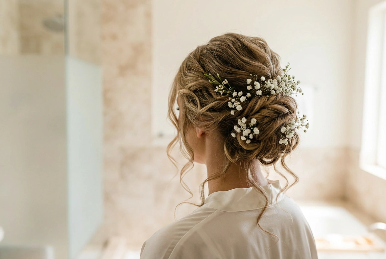 Brautschönheit auf langen Strähnen: Brautfrisuren für langes Haar