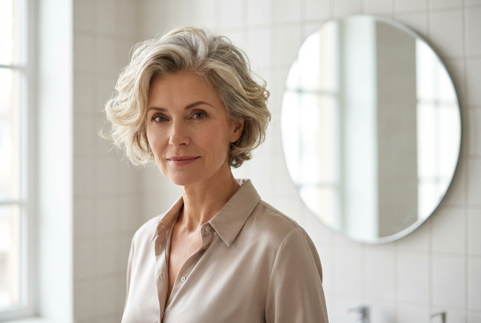 Volumen ohne Toupieren: Frisuren für feines Haar ab 50