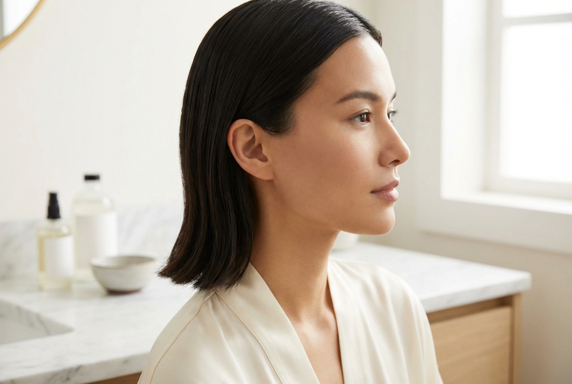 Minimalismus und Ordnung: Frisuren hinter dem Ohr mit dauerhaftem Halt