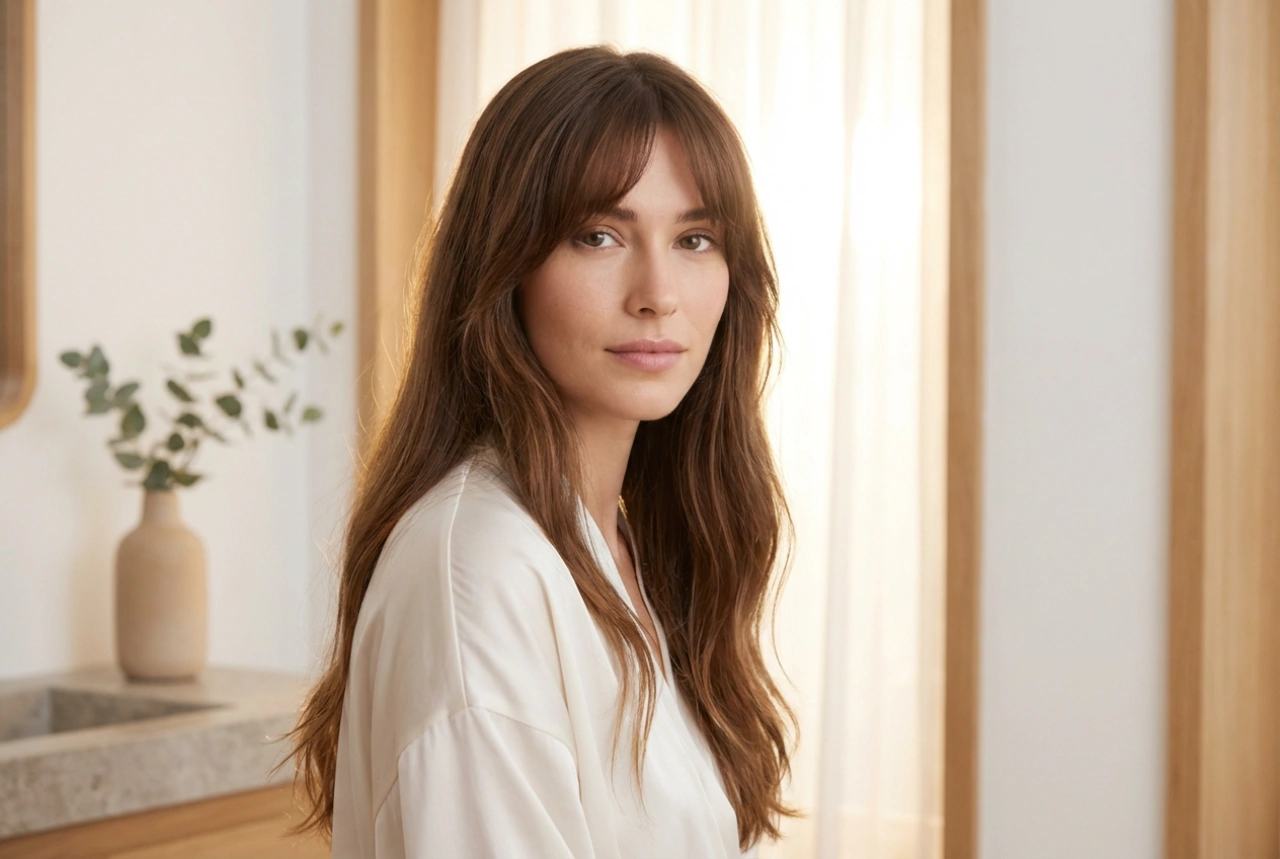 Harmonie der Proportionen: Pony für langes Haar und tägliches Styling