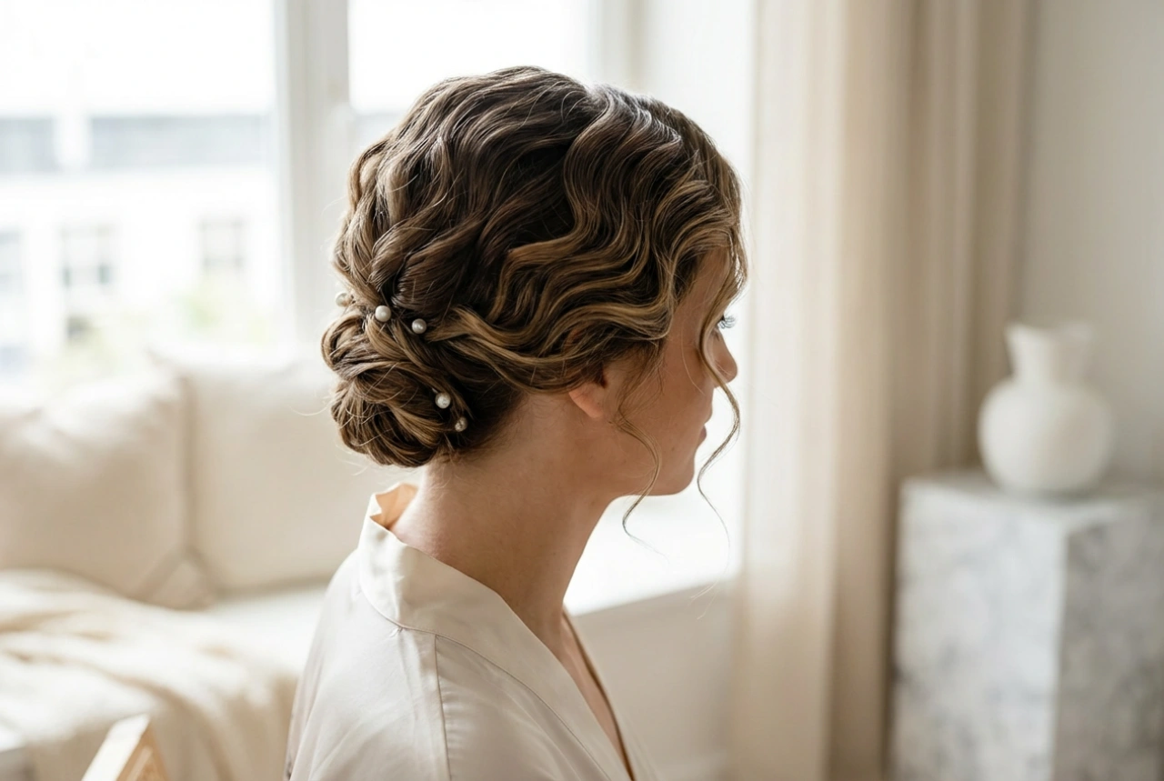 Kurzhaarfrisuren für die Hochzeit: Schnelle Hochsteckfrisuren und langanhaltende Wellen