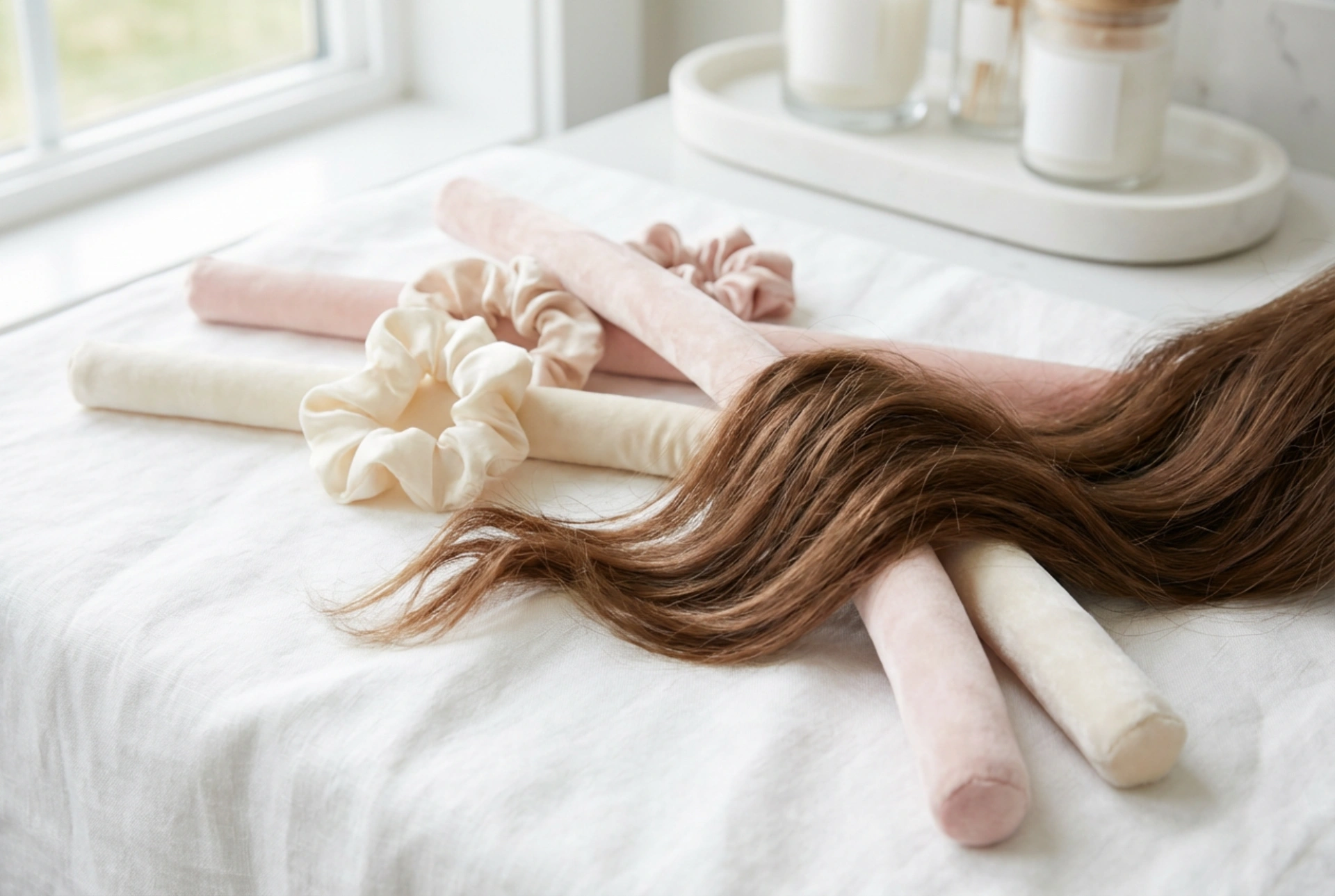Locken für mittellanges Haar: Methoden zum Stylen ohne Hitze