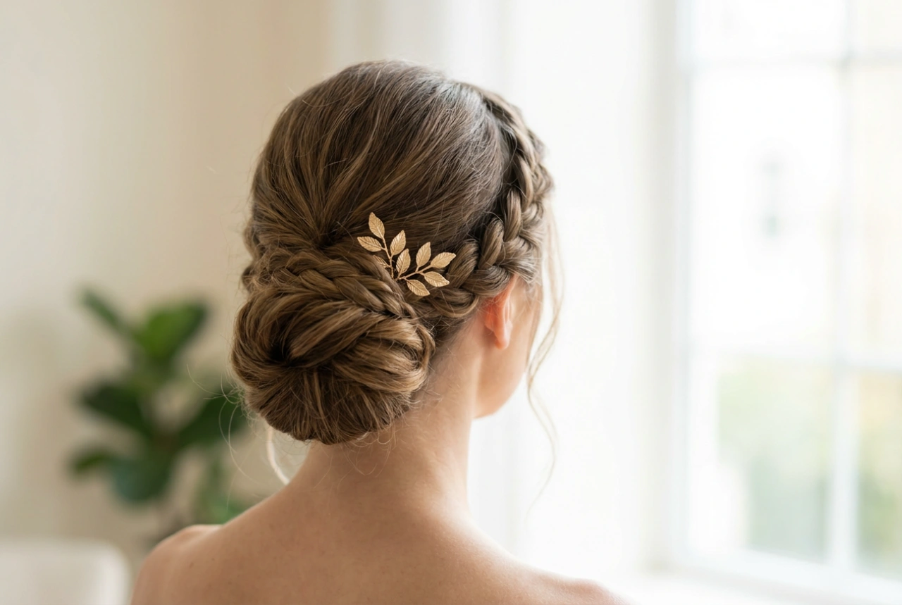 Hochzeitsfrisuren zum Hochstecken: Elegante Dutts, Flechtfrisuren und Accessoires