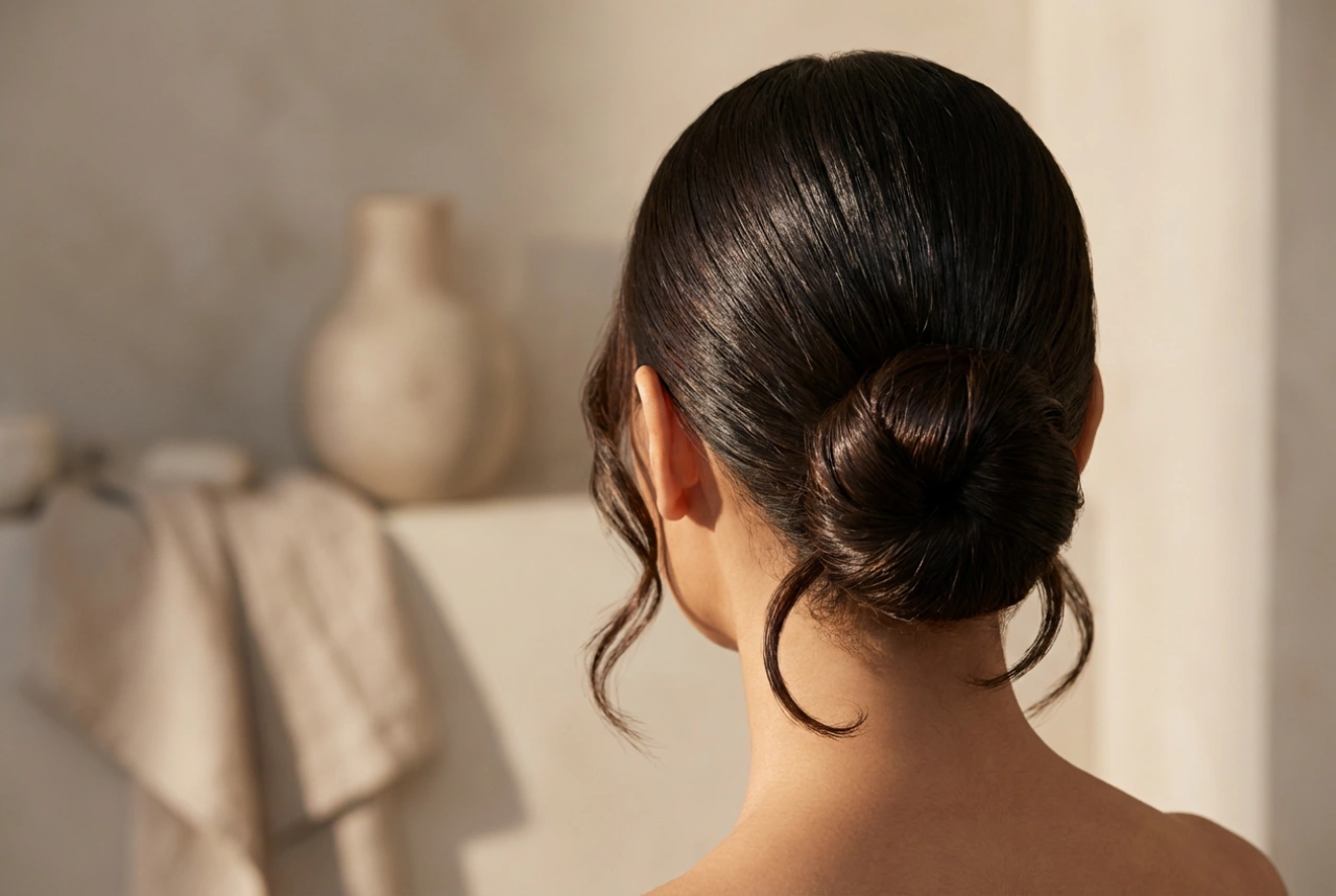 Elegante Abendfrisuren: Glatter Dutt, Banane und Glamour-Wellen