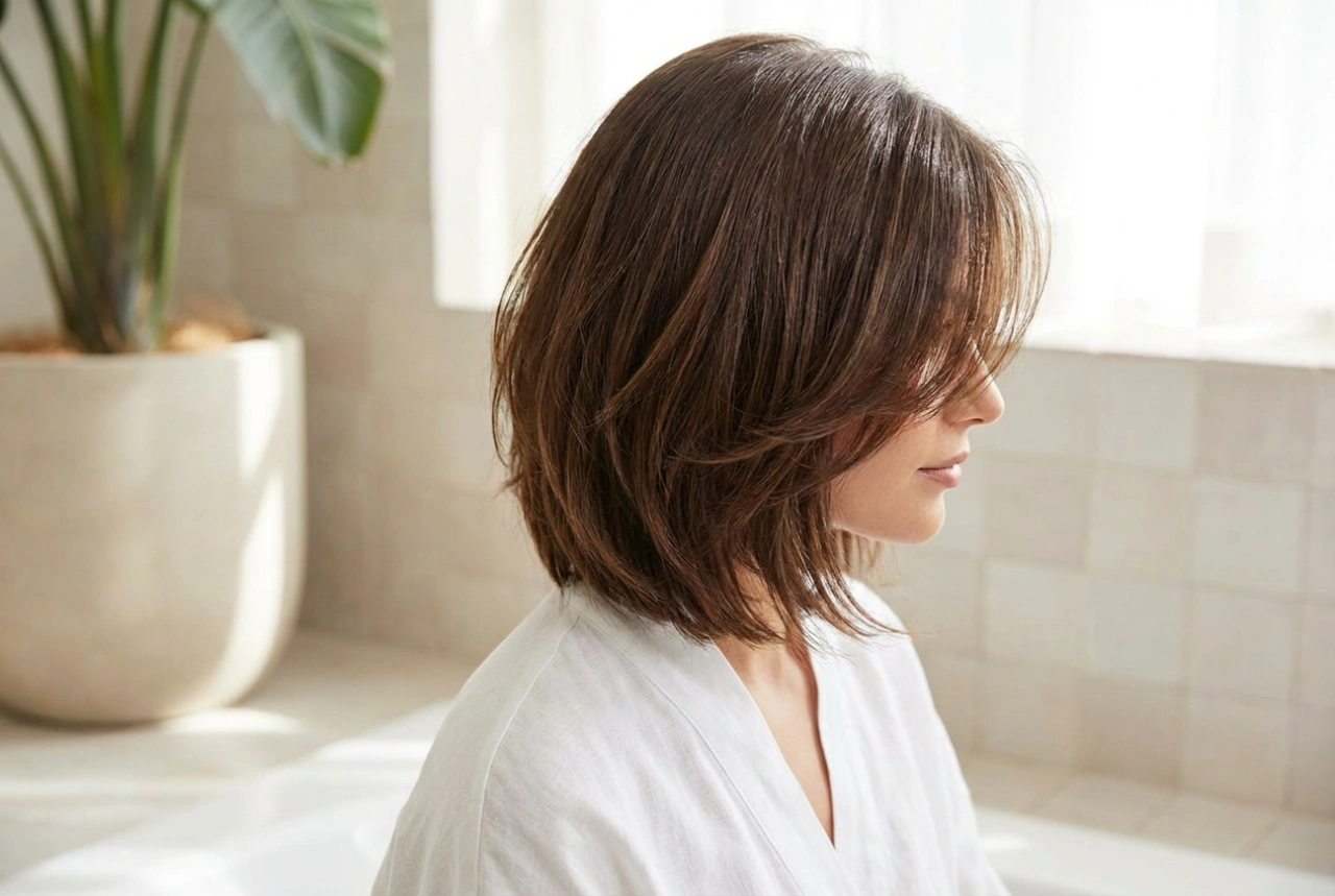 Haare vorne kürzer, hinten länger: Wie man diesen Schnitt stylt