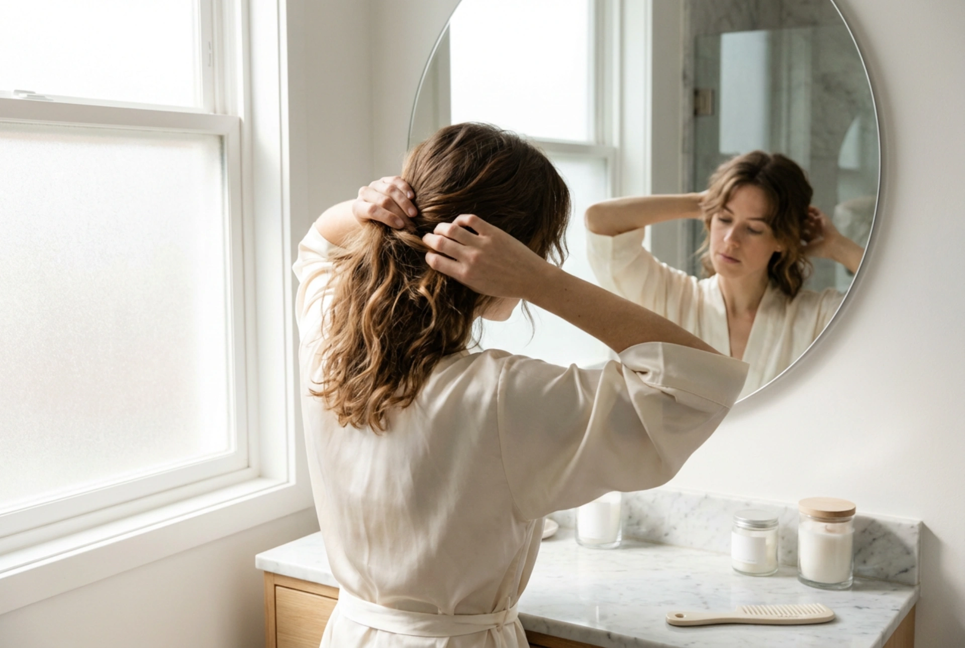 Mittellanges Haar: Schritt-für-Schritt-Frisuren für Arbeit, Date und Wochenende