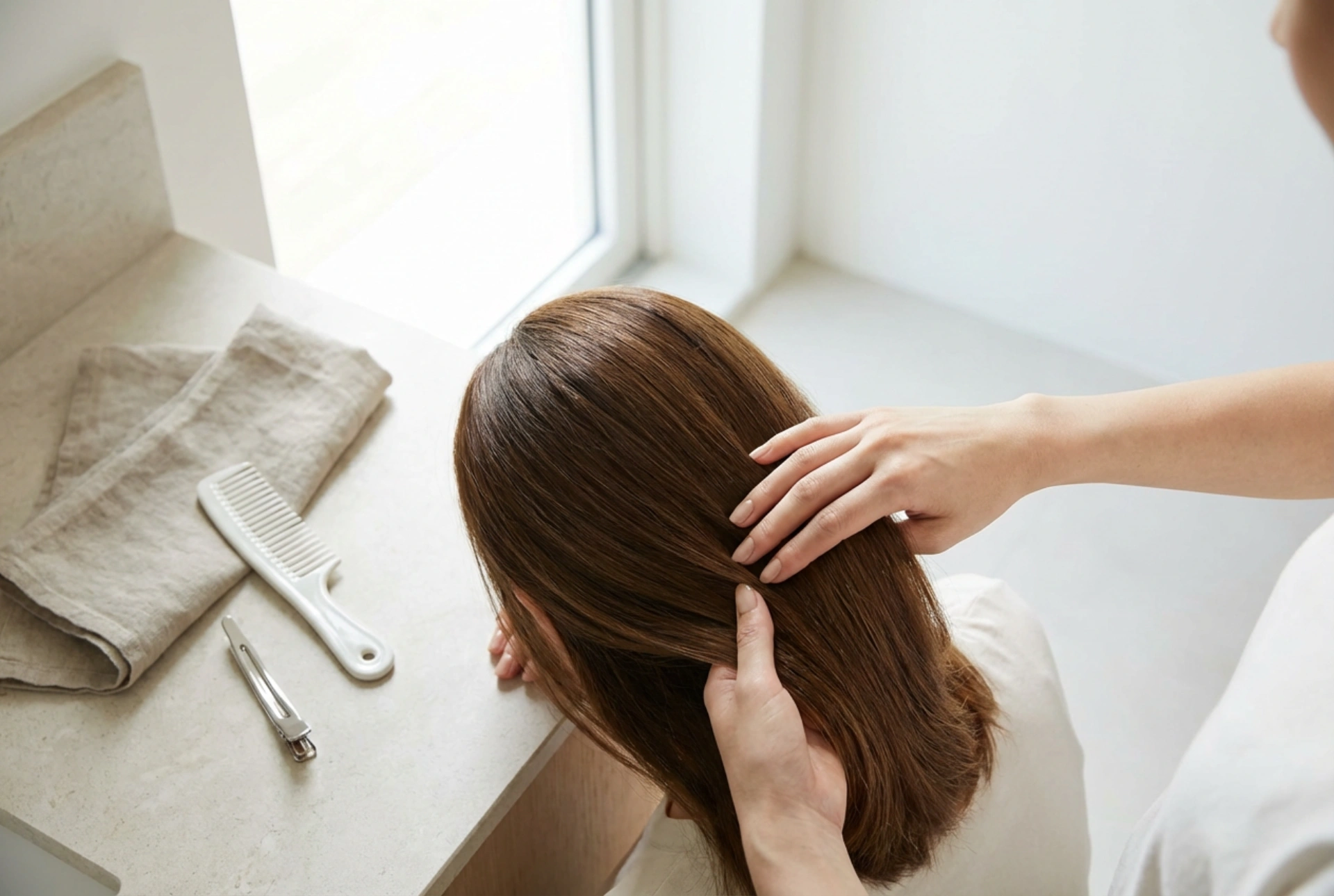 Mittellanges Haar: Damenfrisuren, die Sie ganz einfach zu Hause stylen können