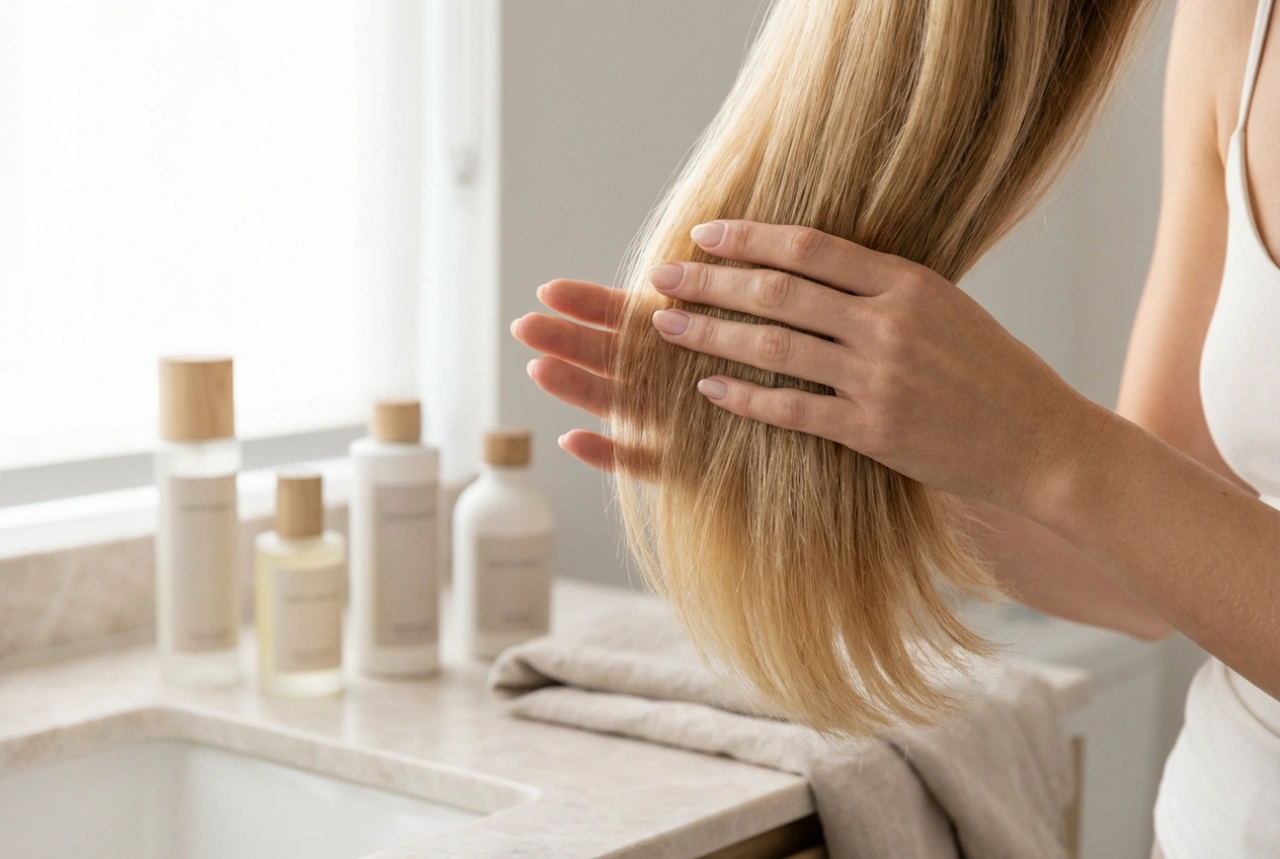 Halblanges Haar stylen: 4 Methoden für Frisuren ohne Frizz