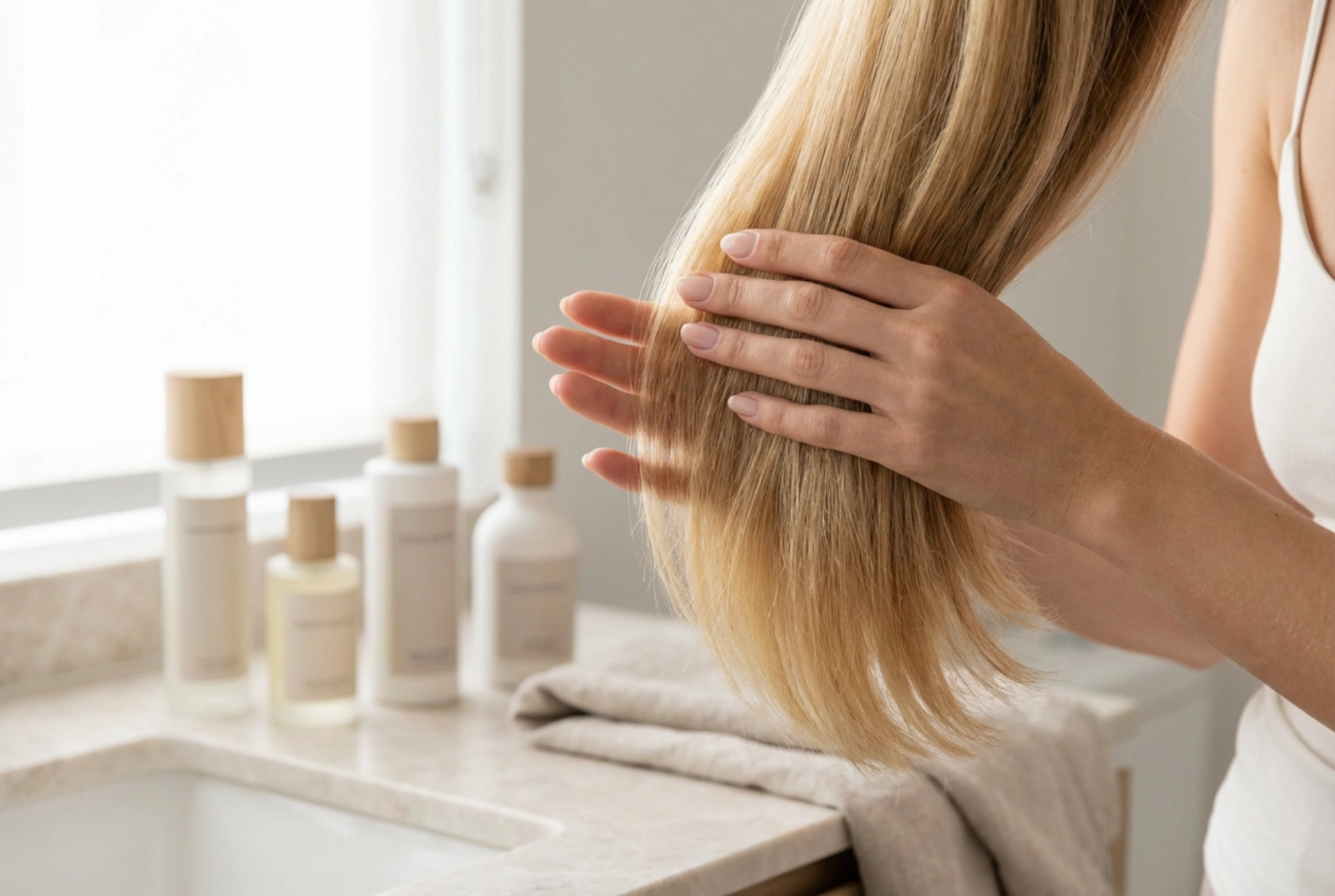 Halblanges Haar stylen: 4 Methoden für Frisuren ohne Frizz