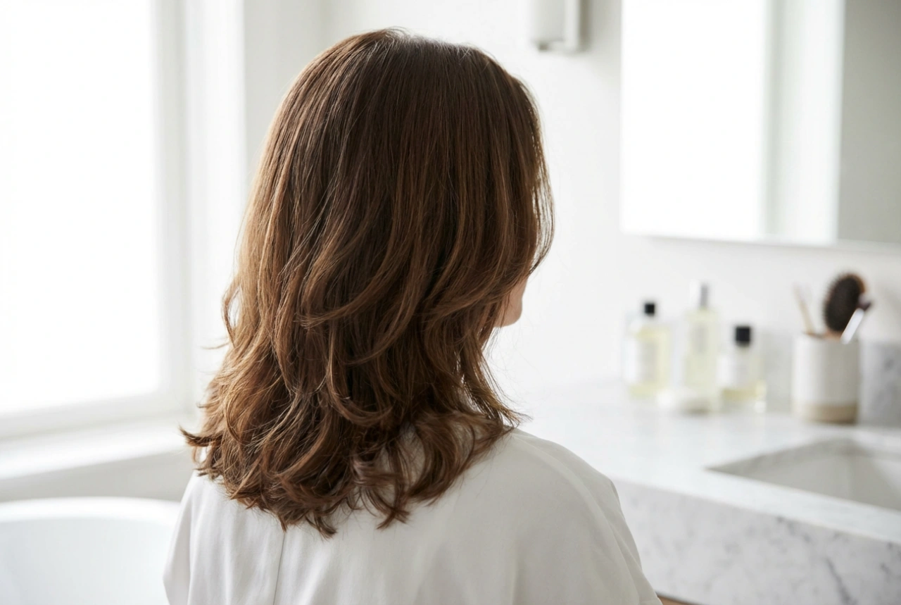 Gestufter Schulterhaarschnitt: Wie man Stufen schneidet und stylt