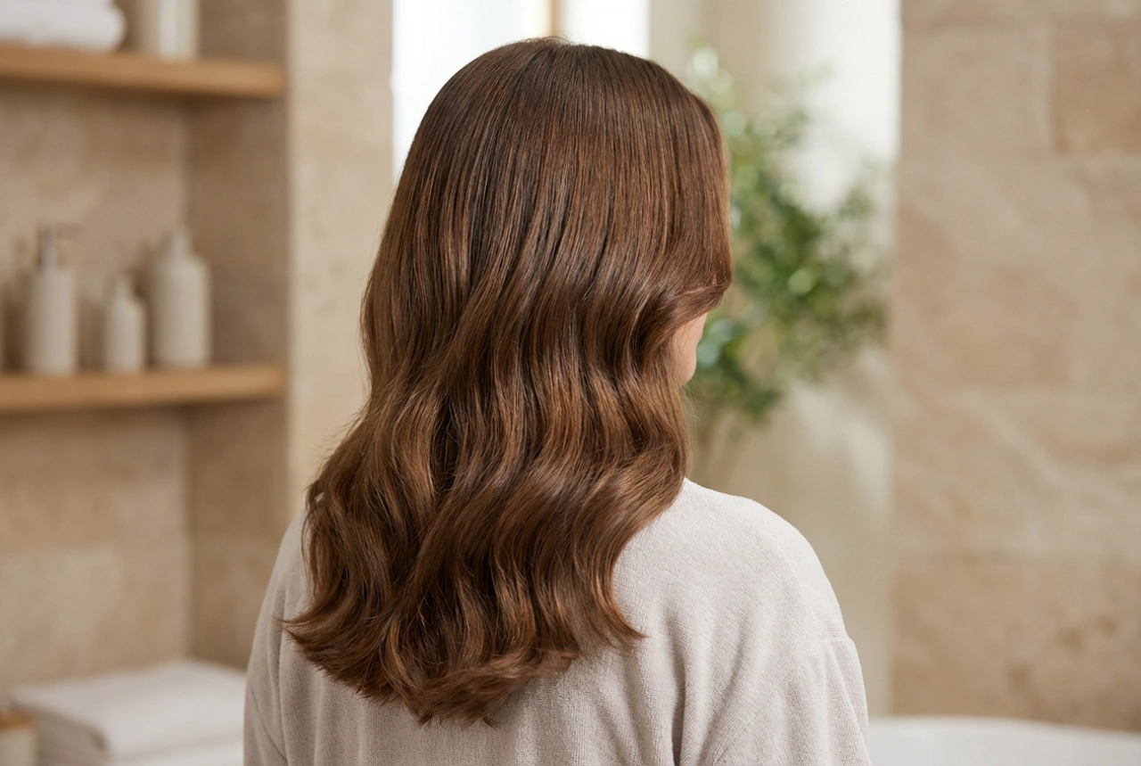 Sanft gestuftes Haar: Weiche Stufen, Volumen und Glanz