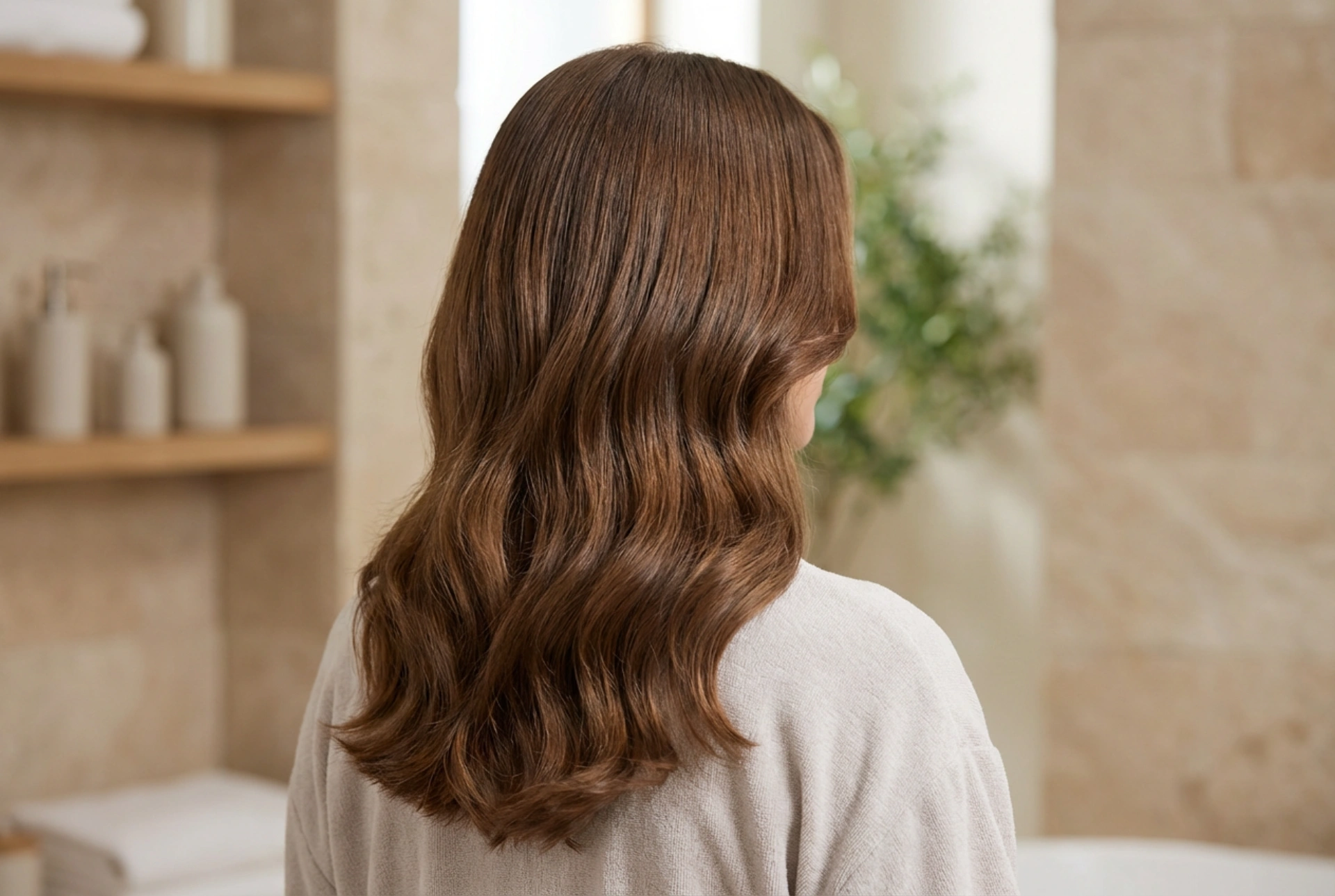 Sanft gestuftes Haar: Weiche Stufen, Volumen und Glanz