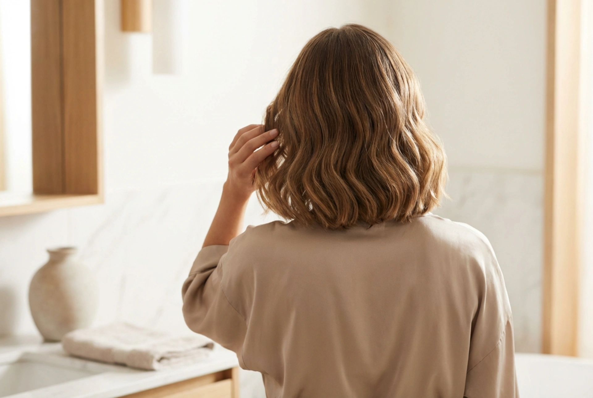 Damenfrisur Bob: Styling mit der Bürste, Wellen und Glätten