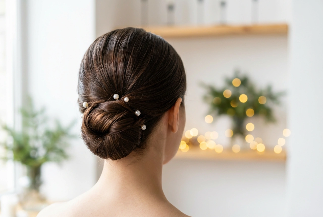 Eleganz am Festtagstisch: Festliche Hochsteckfrisur in 5 einfachen Schritten