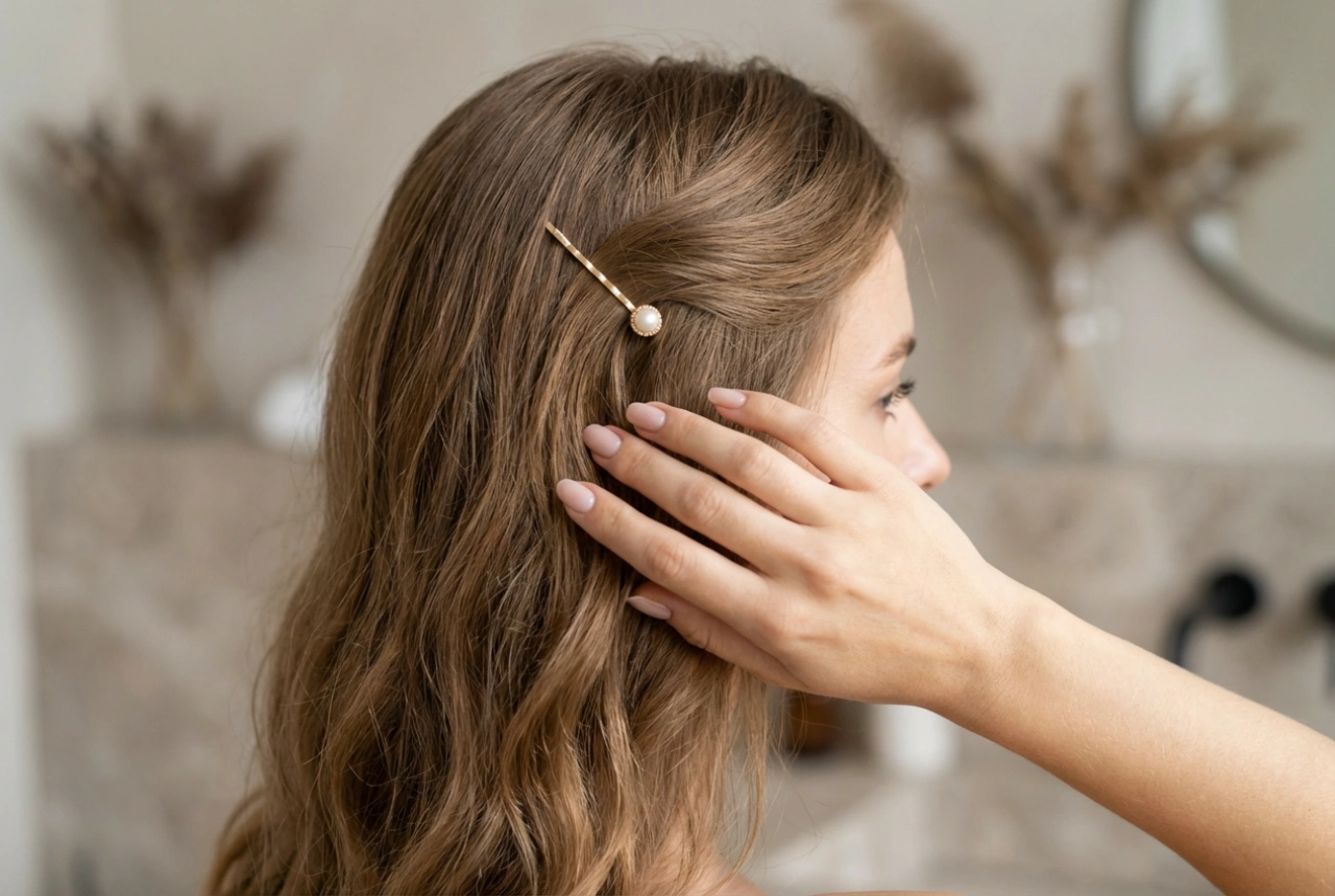 Frisuren bei Geheimratsecken: Scheitel, Volumen und kaschierende Accessoires