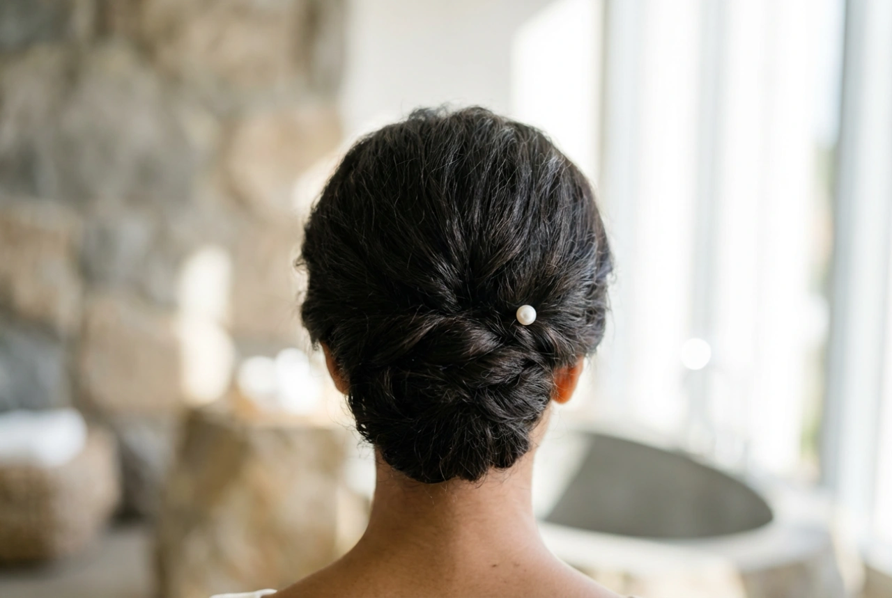Kurzhaarfrisur für eine Hochzeit: Eleganz ohne Extensions
