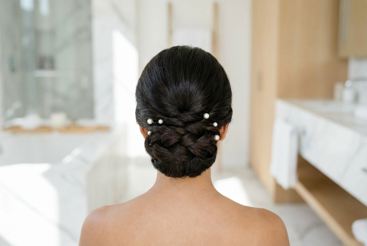 Elegante und haltbare Frisuren für die Mutter zur Kommunion: Schritt für Schritt