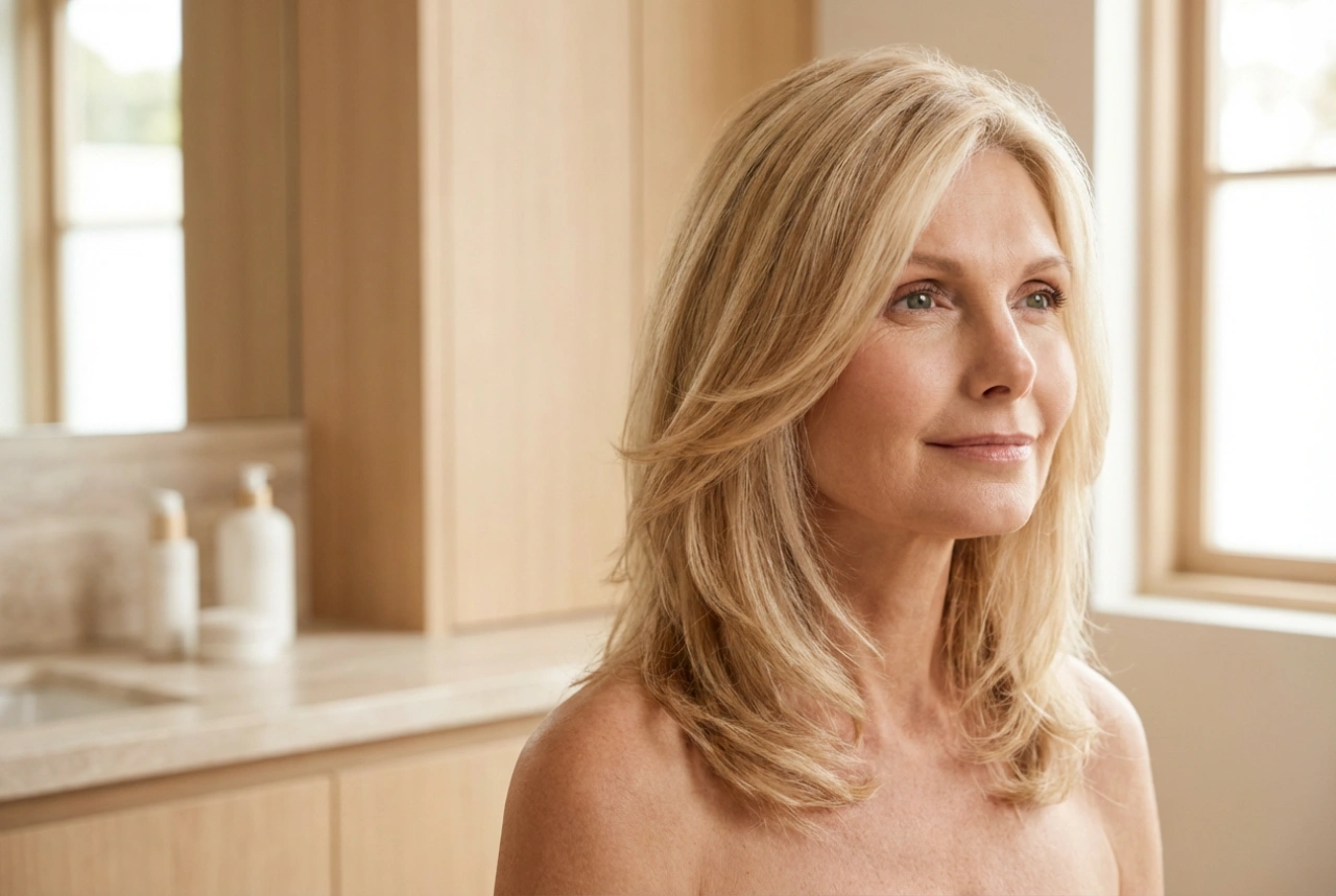 Leichte mittellange Frisuren für reifere Damen