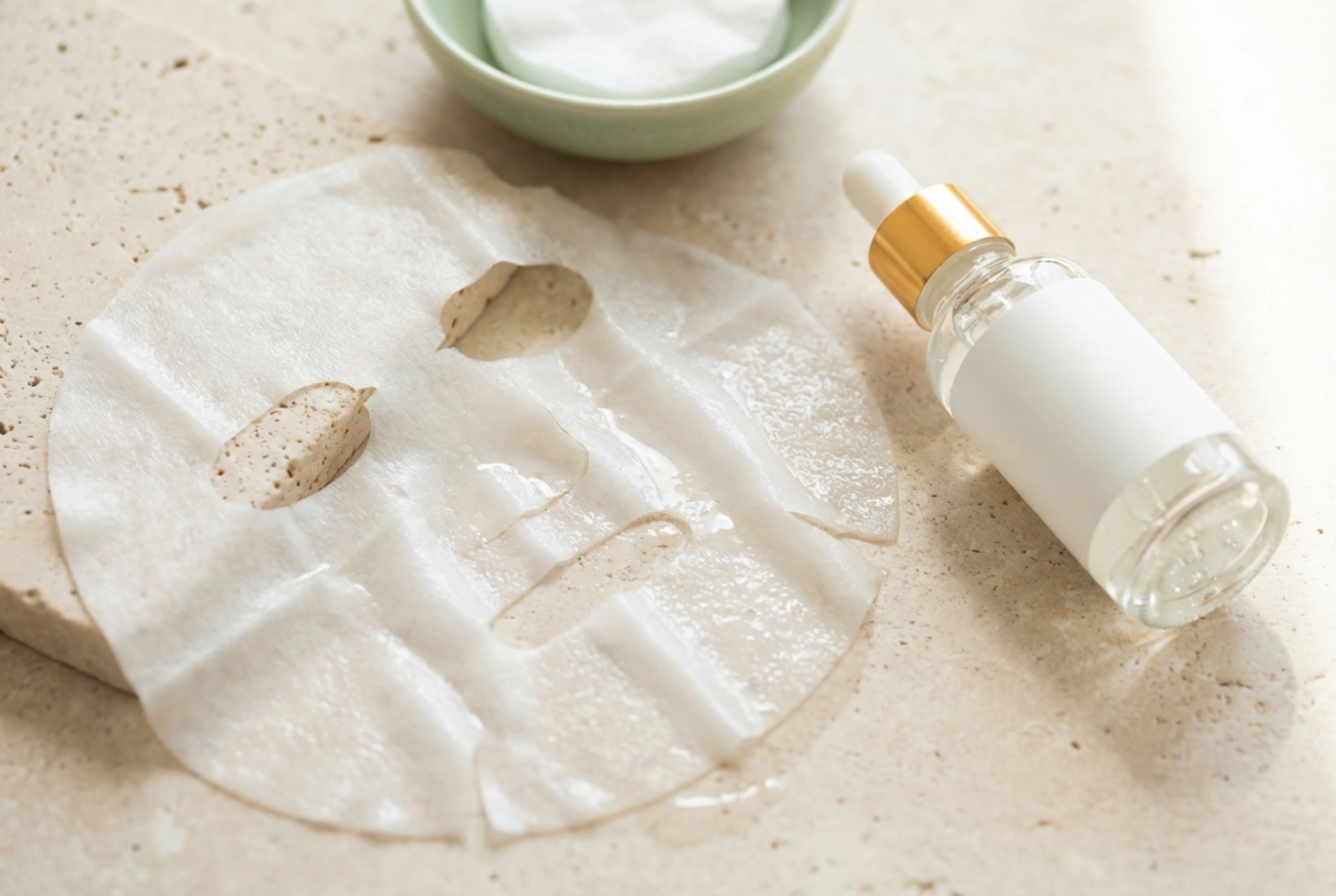 Tuchmasken für das Gesicht: Anwendung, Einwirkzeit und Nutzung der Essenz