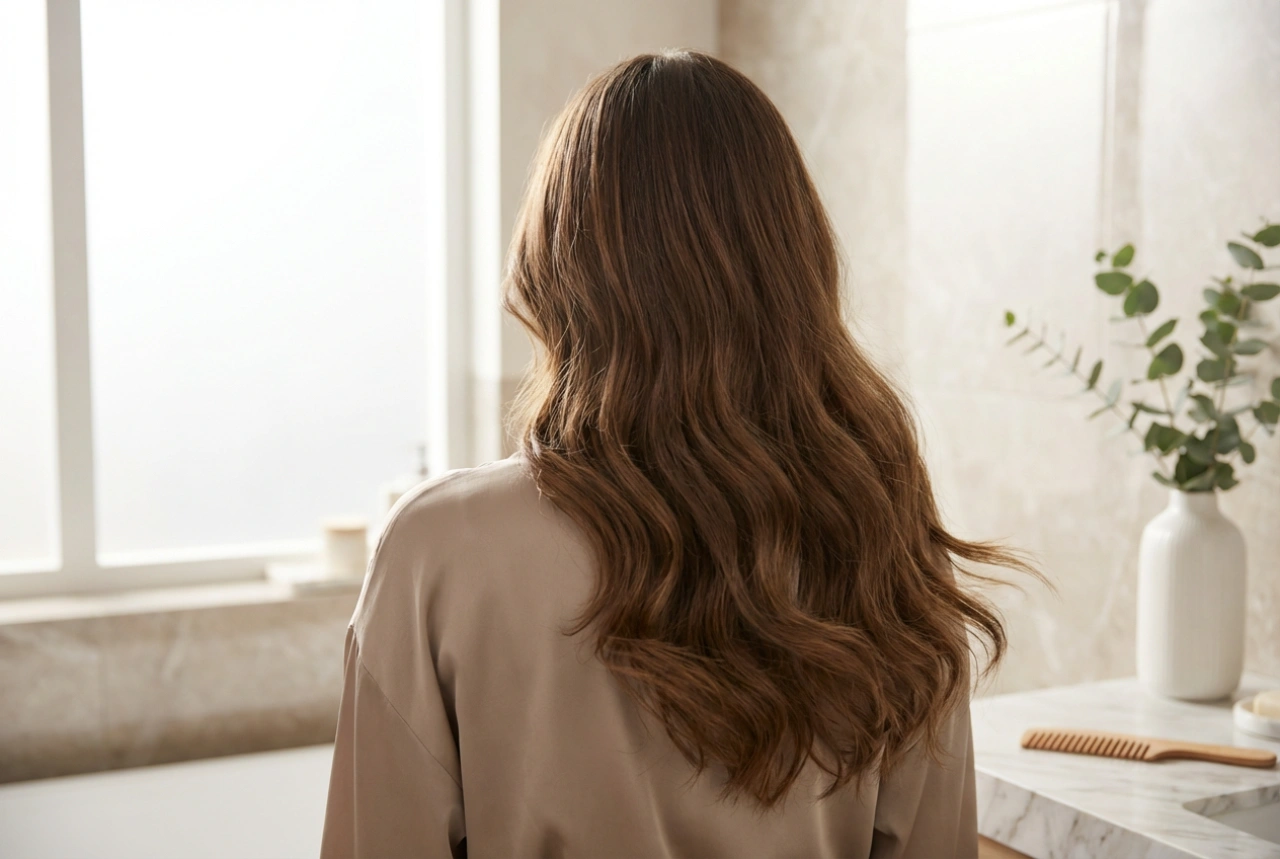 Langhaarfrisuren für den Alltag: Wellen, Glättung und hoher Pferdeschwanz Schritt für Schritt