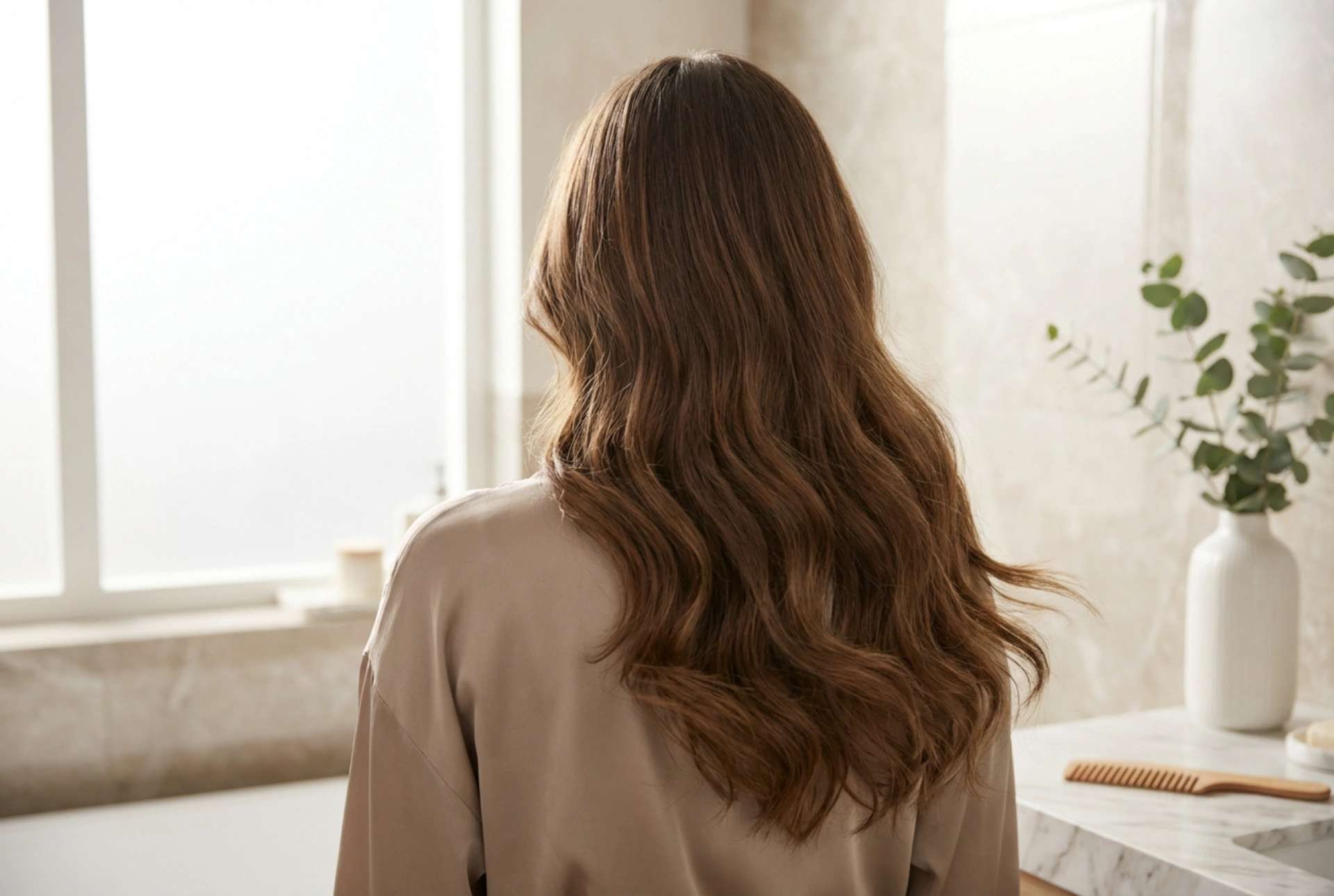 Langhaarfrisuren für den Alltag: Wellen, Glättung und hoher Pferdeschwanz Schritt für Schritt