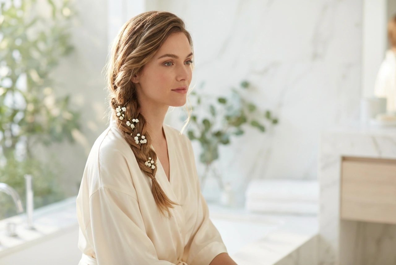 Mit einem seitlichen Flechtzopf zur Hochzeit: Drei bewährte Frisuren