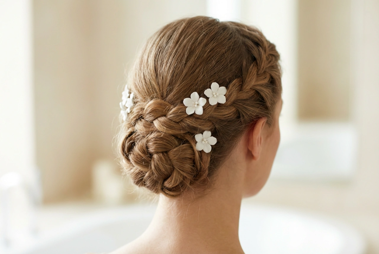 Flechtfrisuren für die Hochzeit: Elegante Stylings für mittellanges Haar Schritt für Schritt