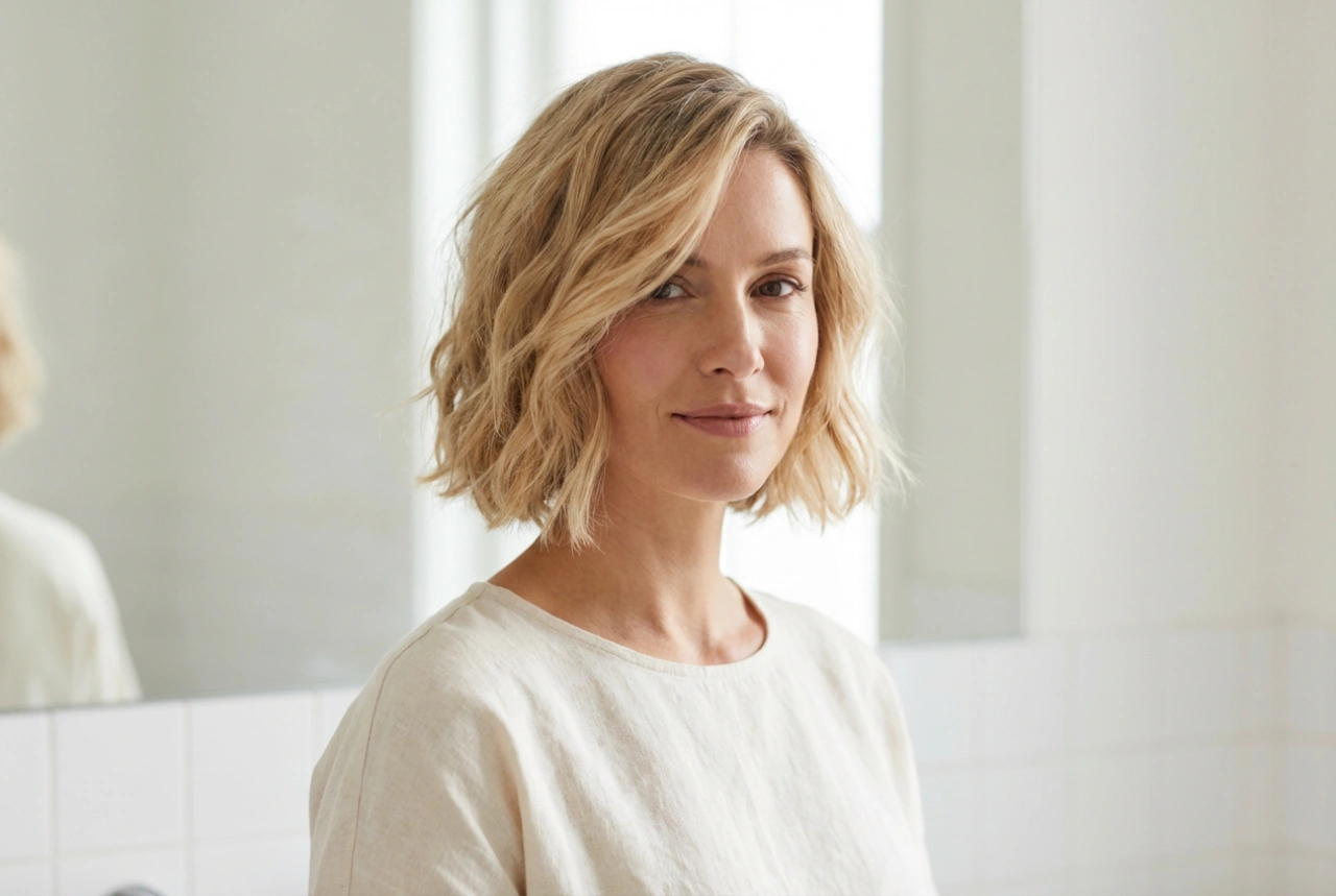 Halbkurze Damenfrisuren: 7 einfache Stylings für jeden Tag
