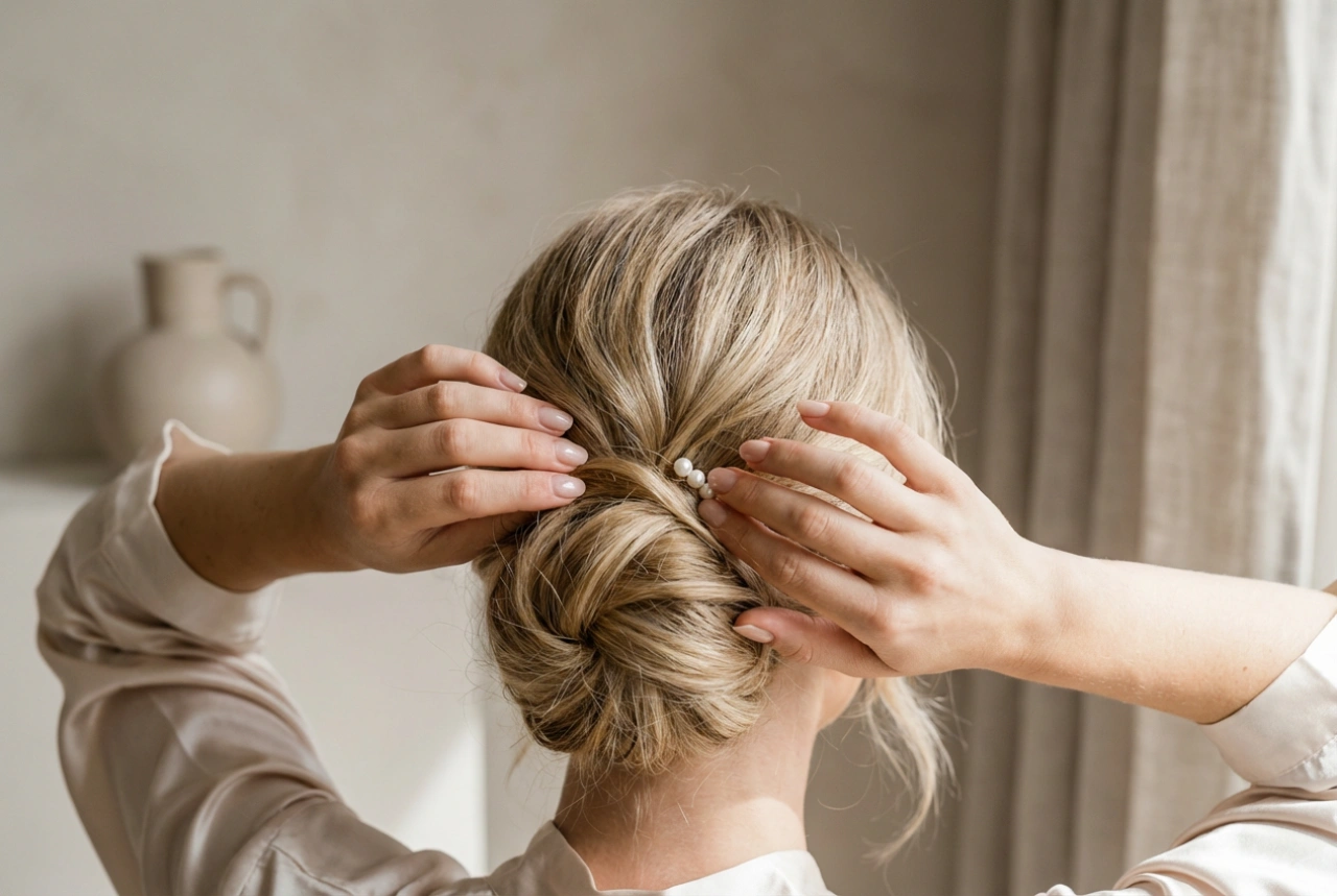 Brautfrisuren: Der Dutt Schritt für Schritt für verschiedene Haartypen