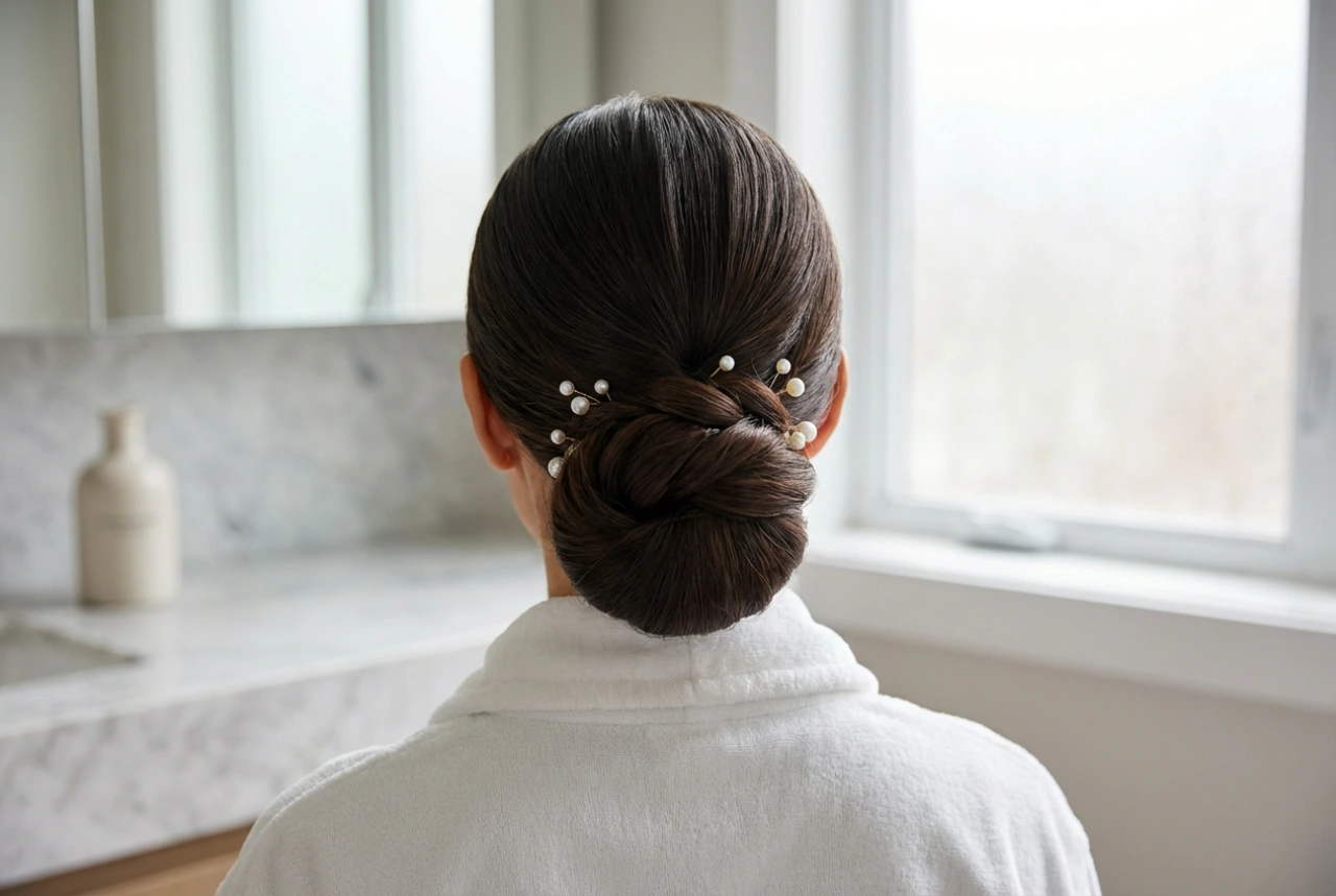 Elegante Brautfrisuren: Tiefe und hohe Dutts für einen langanhaltenden Look