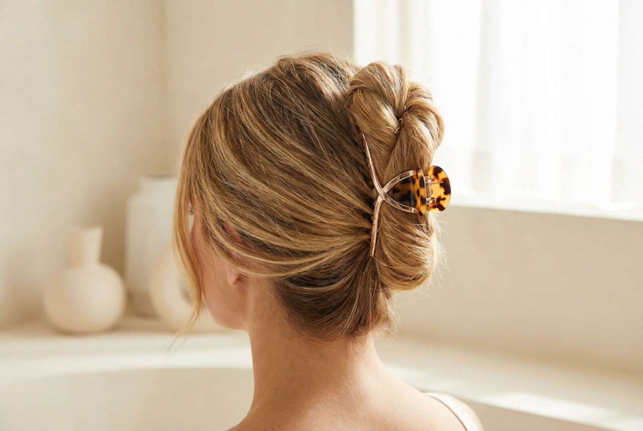 Frisuren mit Haarklammer: 10 Styling-Ideen von lässig bis elegant
