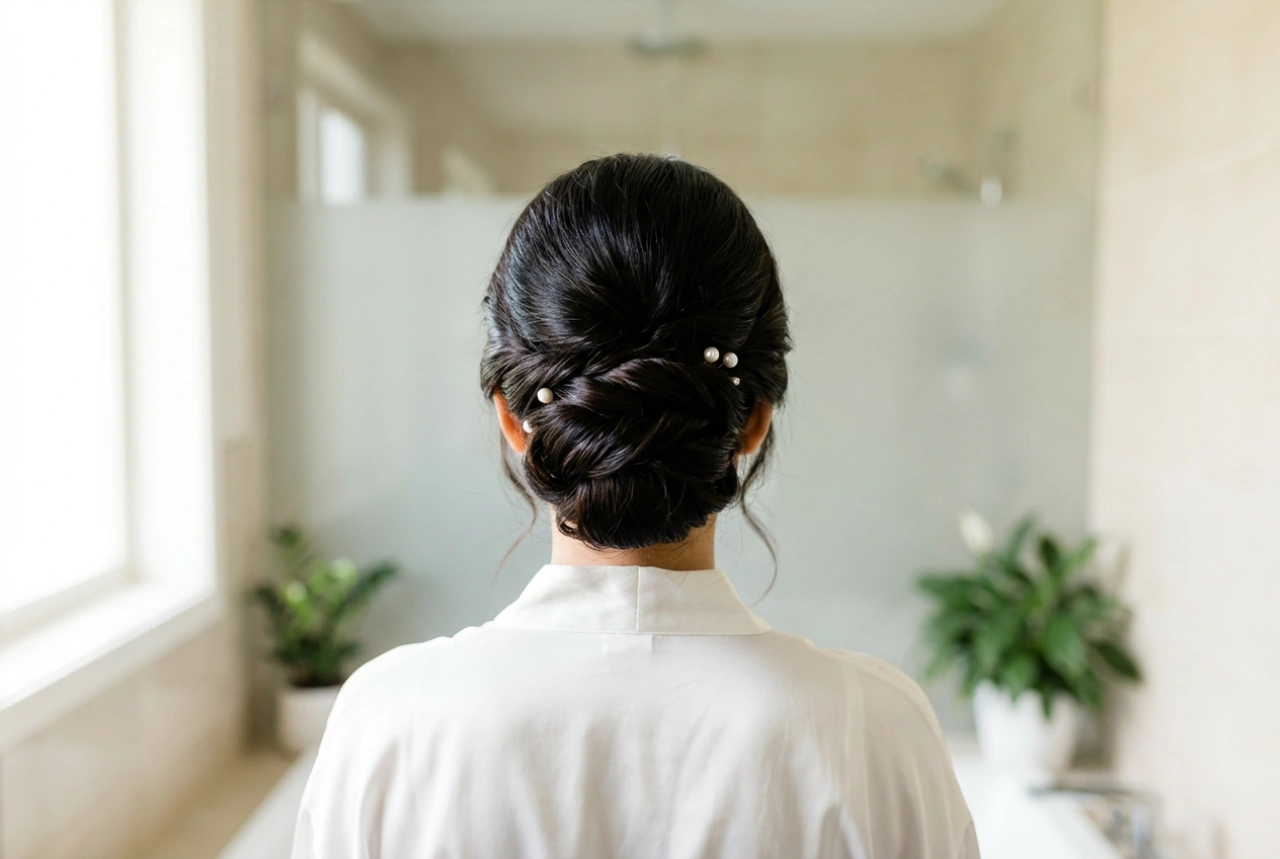 Hochzeitsfrisuren für glattes Haar: Elegante und haltbare Hochsteckfrisuren