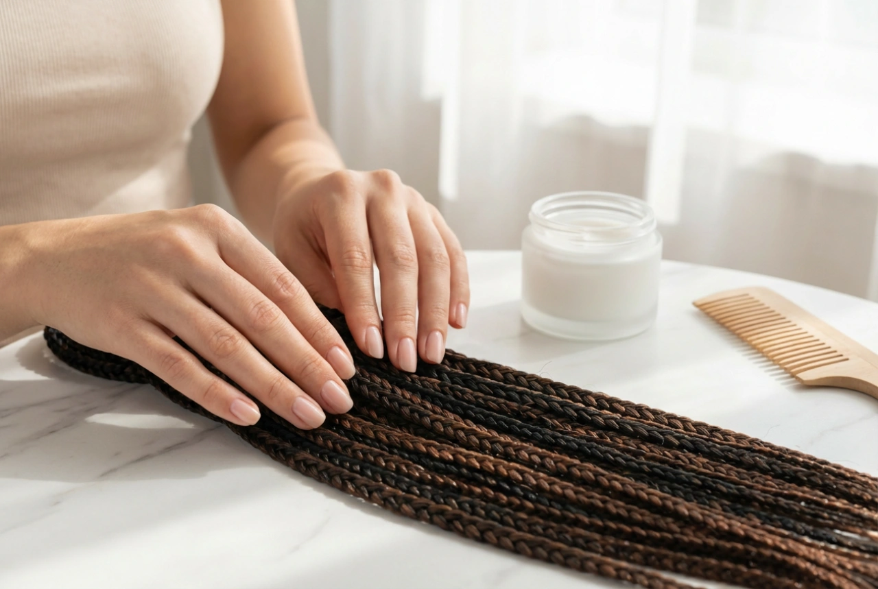 Frisuren mit Kunsthaarbraids: Pflege und sicheres Styling