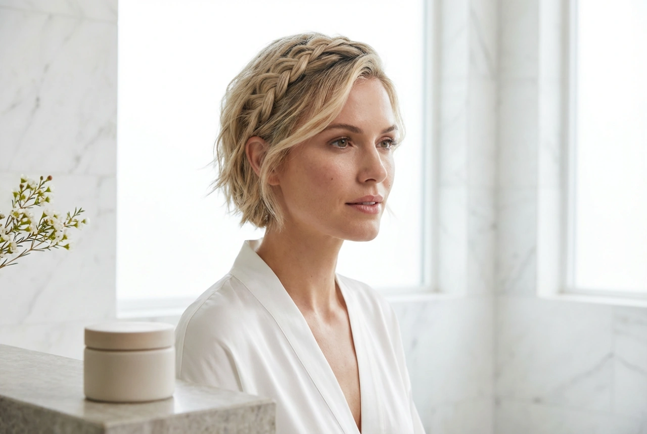 Kurze Hochzeitsfrisuren mit Zopf: Elegante Styling-Ideen und Techniken