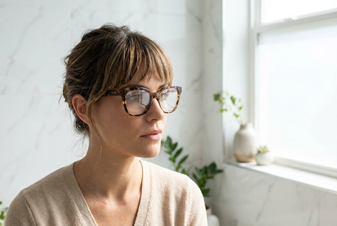 Pony mit Brille kombinieren: Styling-Tipps für den perfekten Look