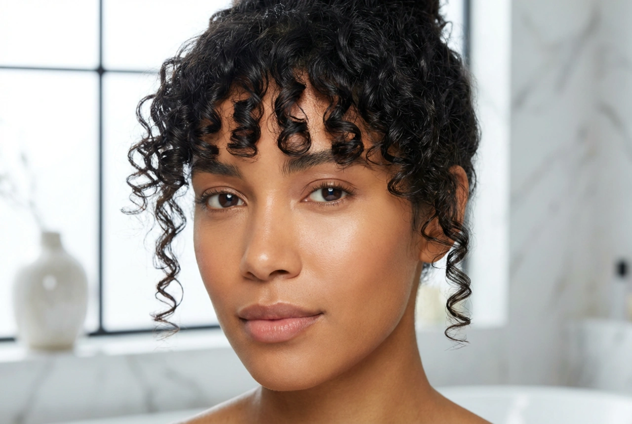 Pony bei lockigem Haar: Schnitt, Definition und Schutz der Locken