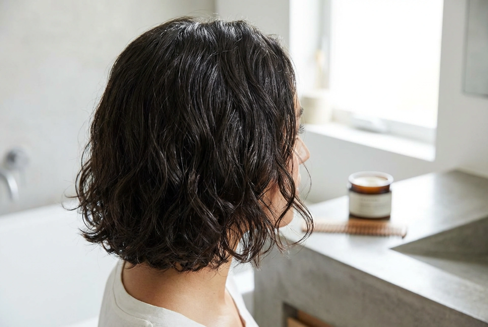 Gekrepptes kurzes Haar: Wie Sie eine ausdrucksstarke Textur erzielen und Frizz minimieren