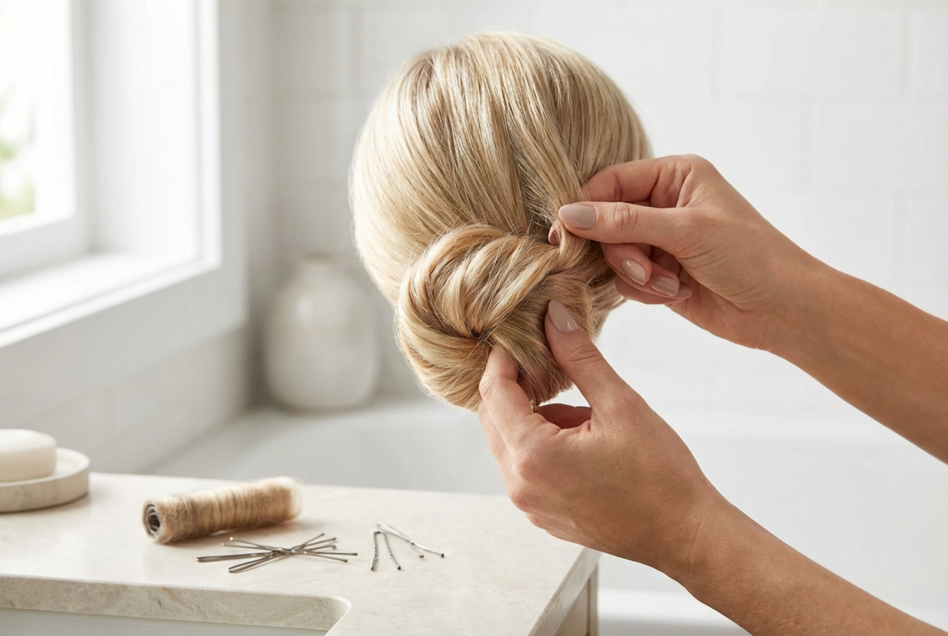 Dutt für kurze Haare: So gelingt die Frisur mit und ohne Duttkissen