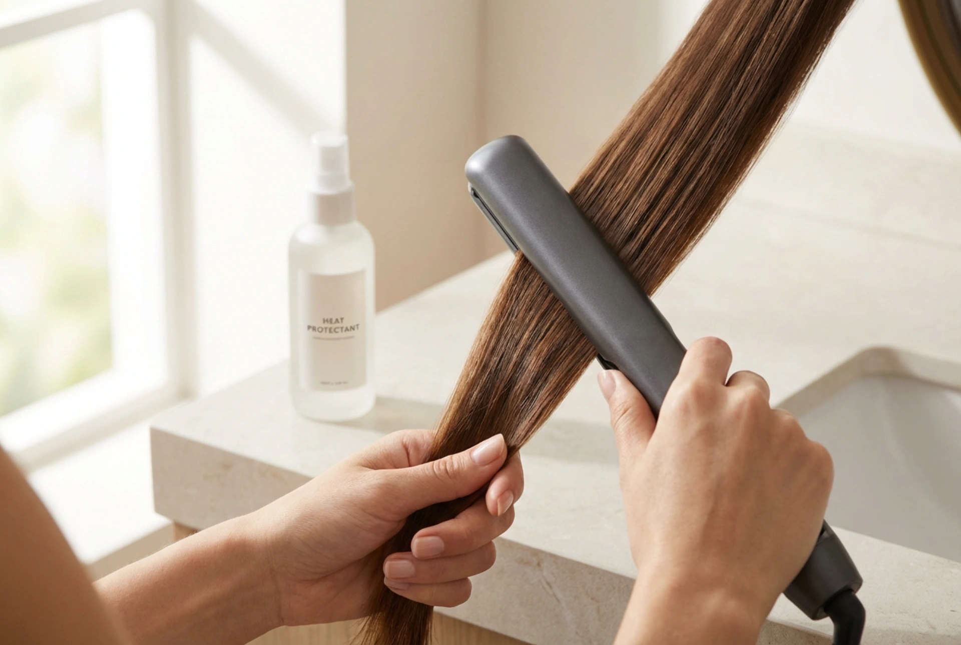 Haarglätter: Schritt für Schritt zu glattem Haar mit optimalem Hitzeschutz