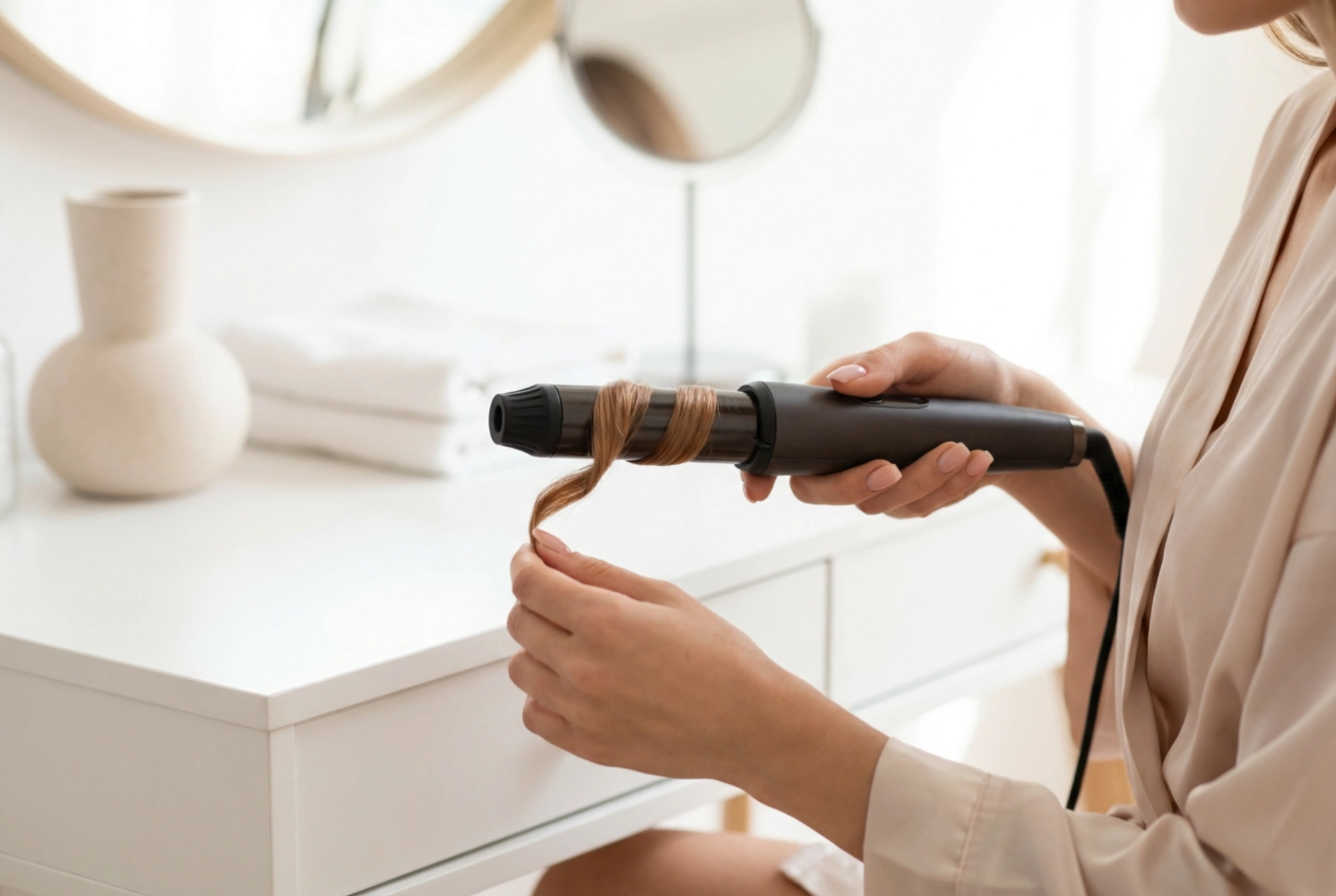 Automatischer Lockenstab: Wie man Haare lockt, ohne sie zu verbrennen oder zu verheddern
