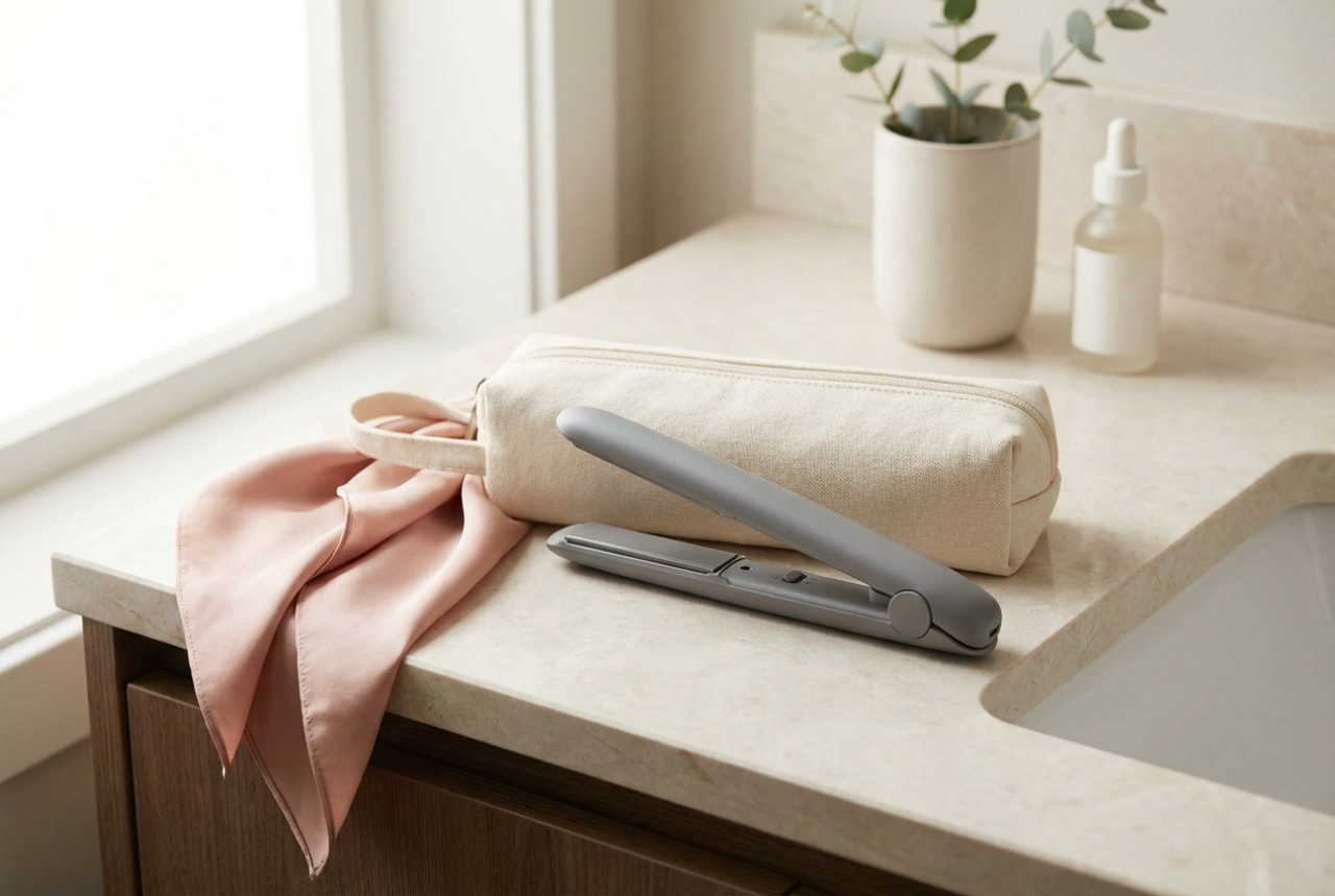 Mini-Glätteisen für die Reise: Leichtes Styling im Handgepäck