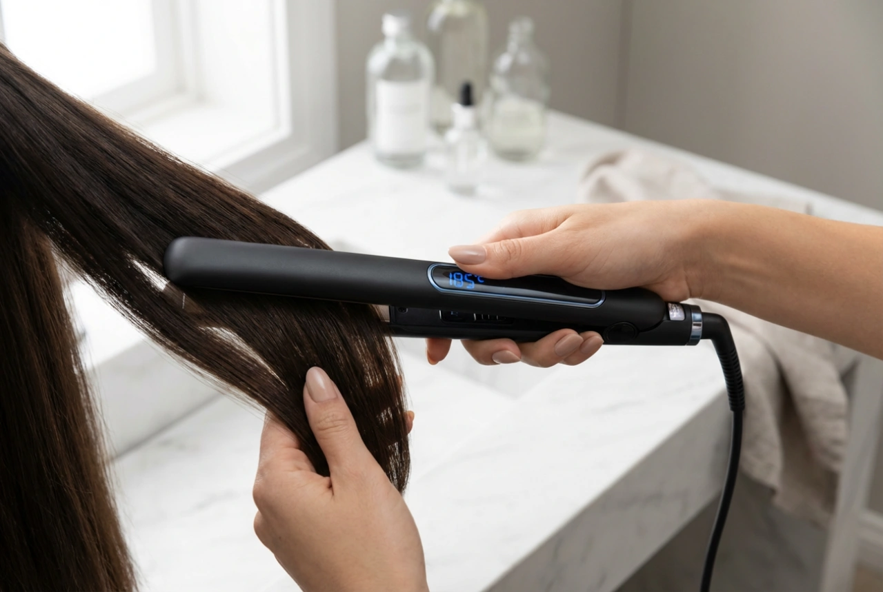 Glätteisen mit Temperaturregelung: Wie man die richtigen Einstellungen wählt und stylt, ohne das Haar zu verbrennen
