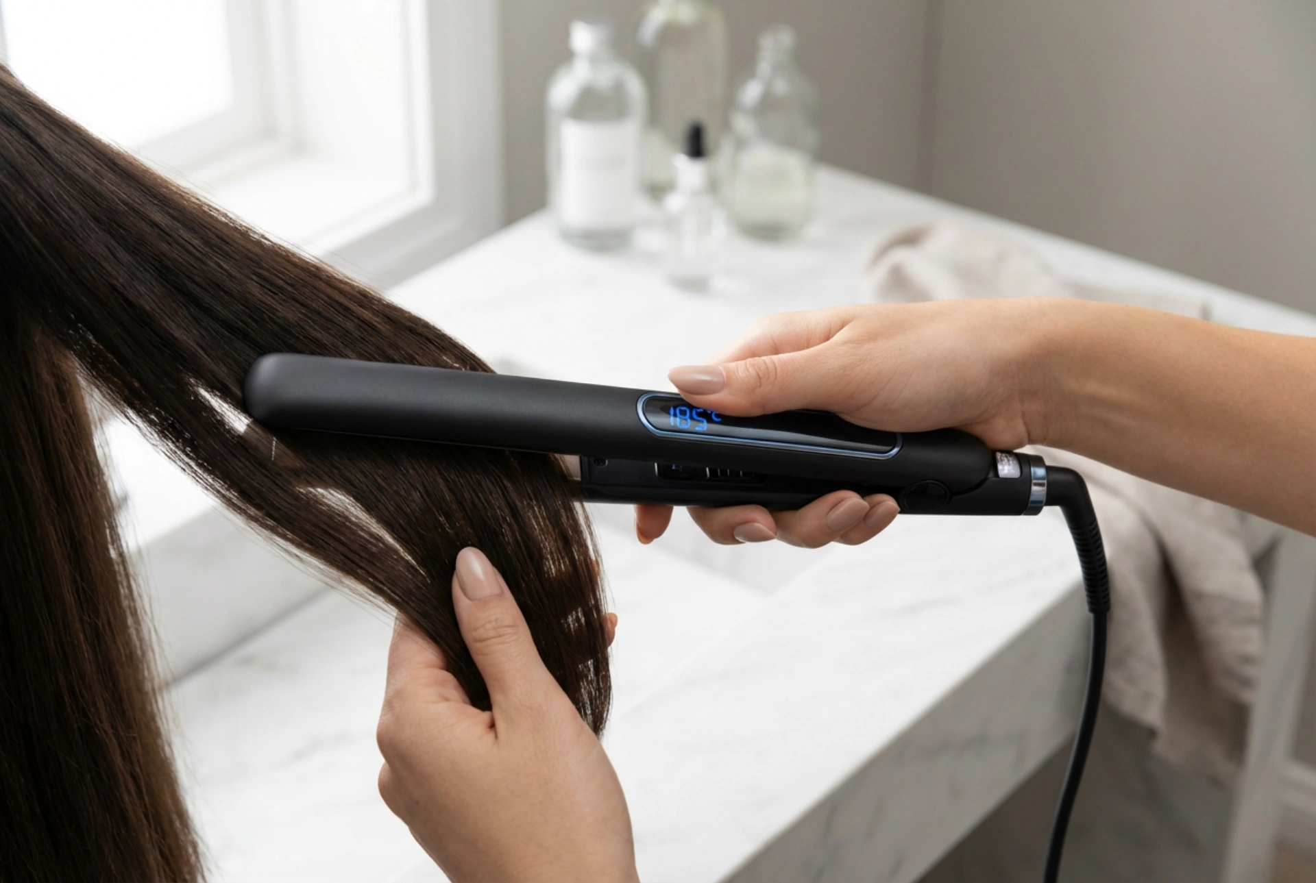 Glätteisen mit Temperaturregelung: Wie man die richtigen Einstellungen wählt und stylt, ohne das Haar zu verbrennen