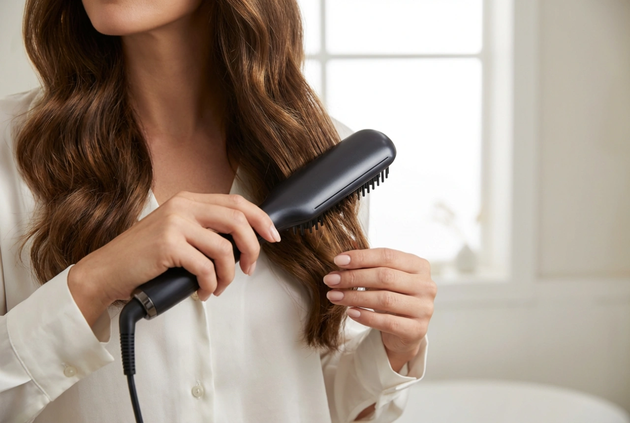 Lockenstab mit Bürste: Wie Sie gleichzeitig locken und glätten