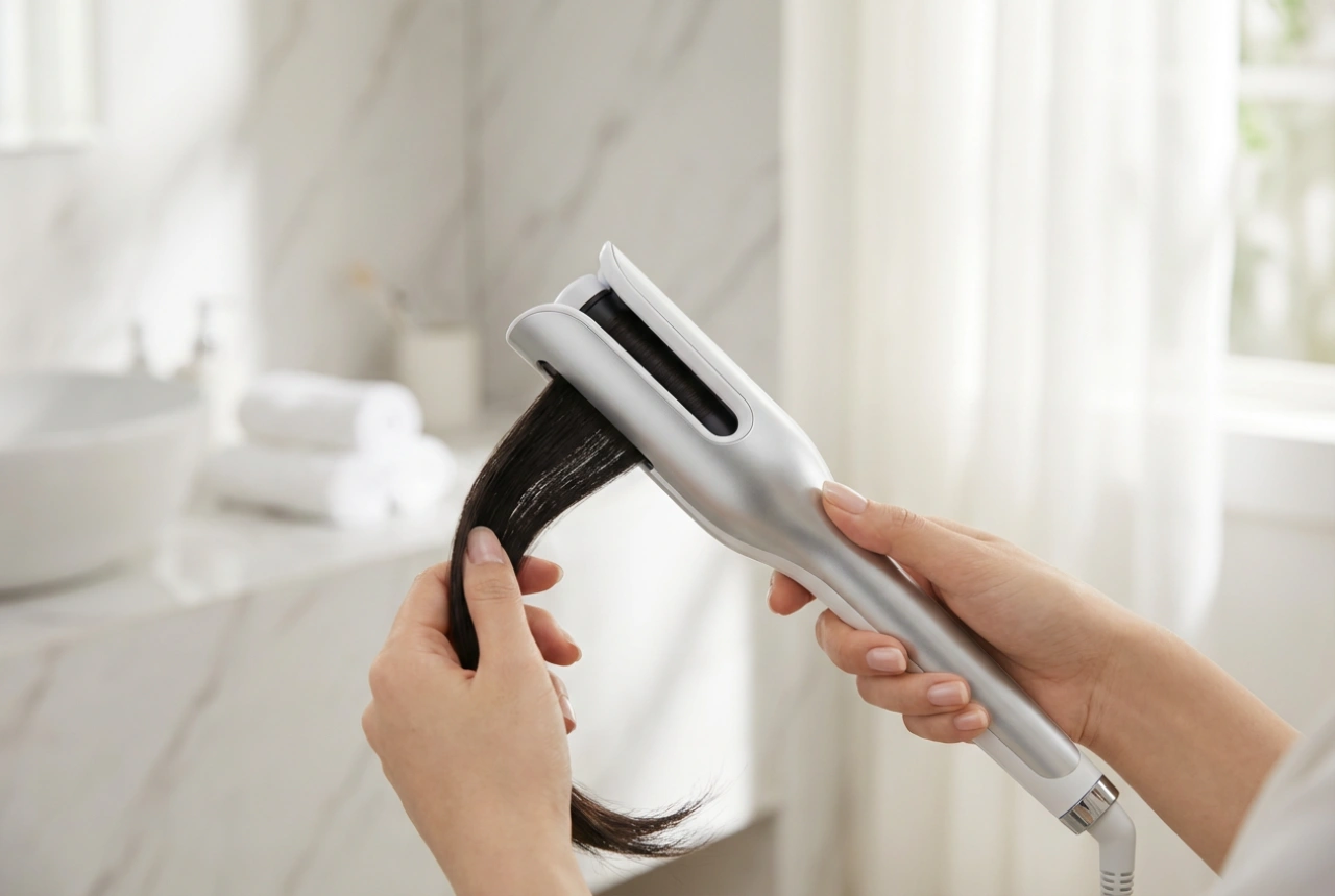 Automatischer Lockenstab: Wie Sie Haare ohne Verheddern und Verbrennen stylen