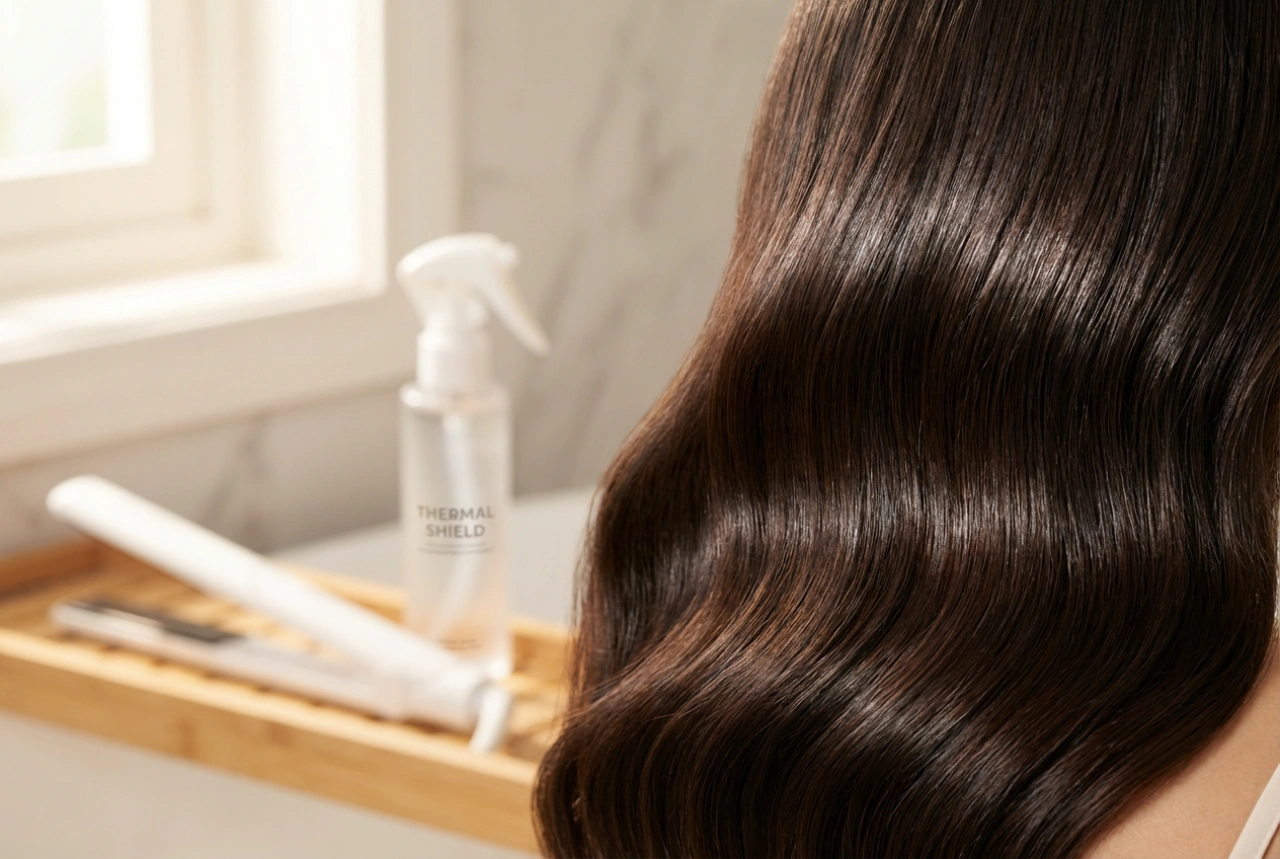 Haartrockner und Glätteisen: Anwendungsreihenfolge, Hitzeschutz und Finish
