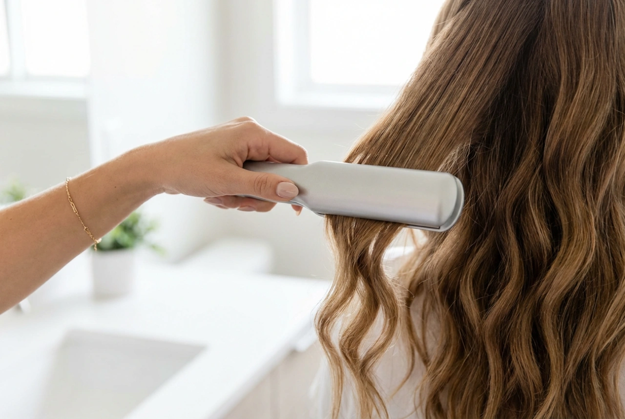 Welleneisen für große Wellen: Richtige Technik und optimale Haltezeit