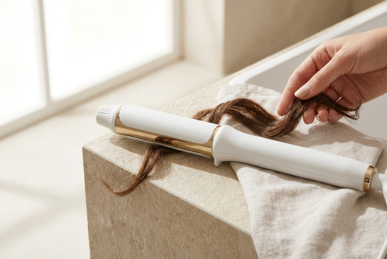 Lockenstäbe, die das Haar nicht schädigen: Beschichtungen, Temperatur und Technik