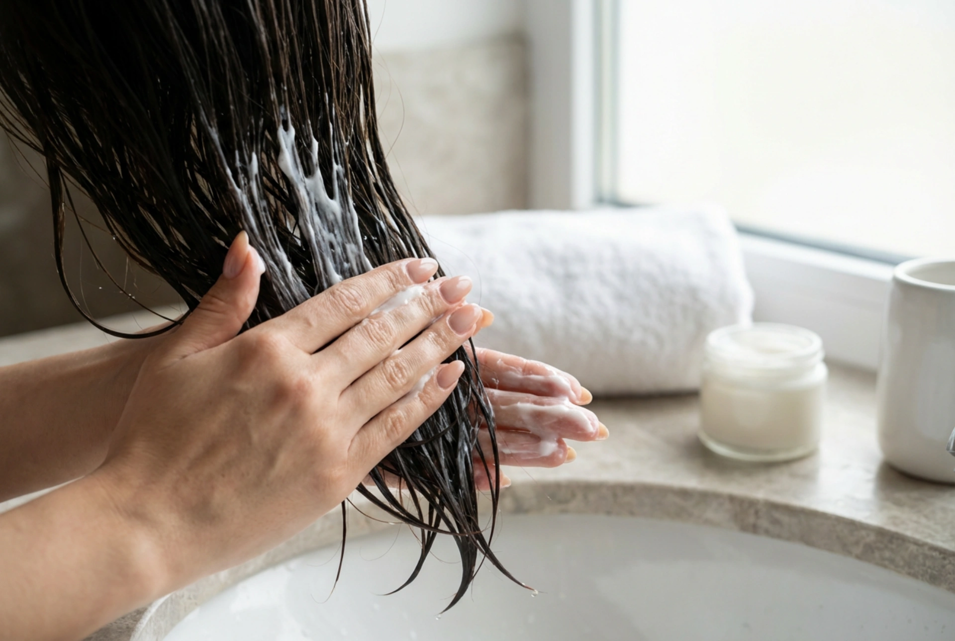 Haarmaske Schritt für Schritt: Anwendung, Einwirkzeit und Ausspülen