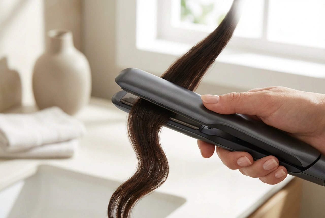 Glätteisen zum Locken machen: Die richtige Eindrehtechnik für sanfte Wellen